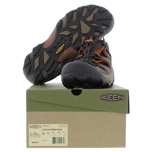 Keen Arroyo II Da Uomo Marrone Scuro Impermeabili Da Passeggio Escursioni ACQUA TG 8-14
