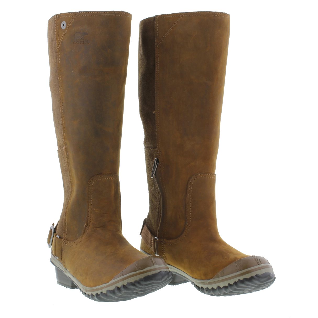 sorel zip up snow boots
