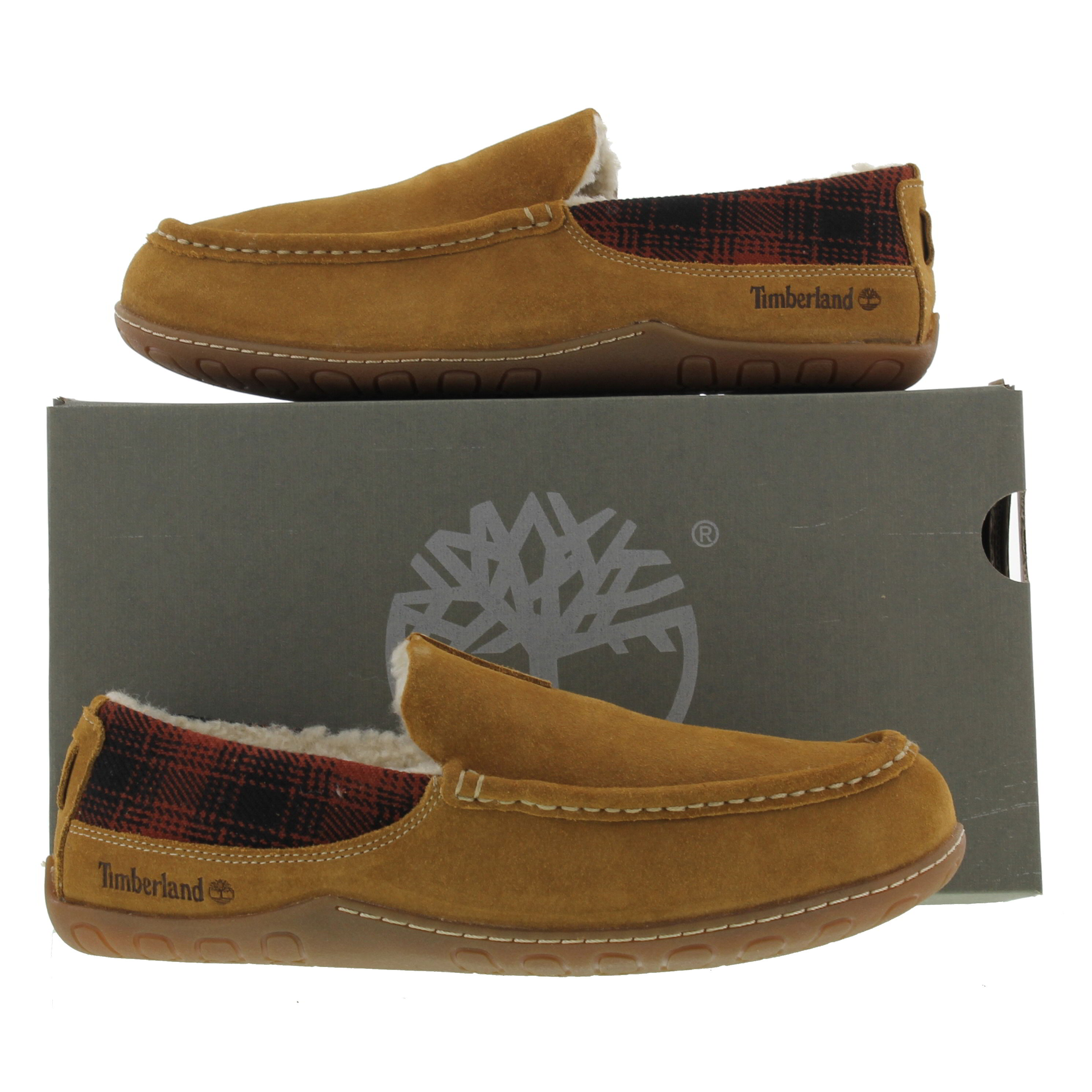 Timberland Kick Around Moc Mens Leather Outdoor Soles Slipper Shoes Size UK 8.5 eBay