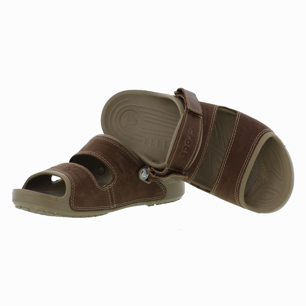 mens crocs with velcro strap