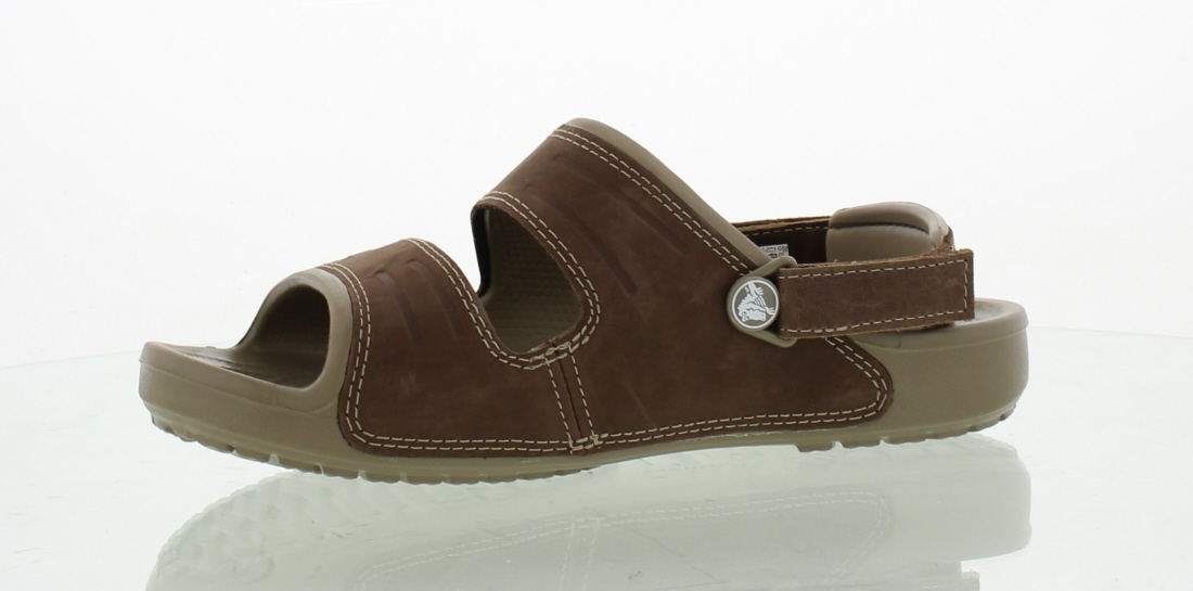 tan crocs with strap