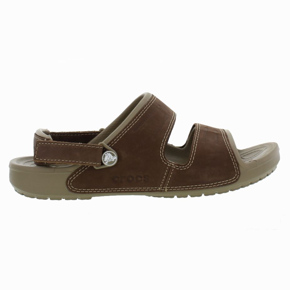 mens crocs with velcro strap