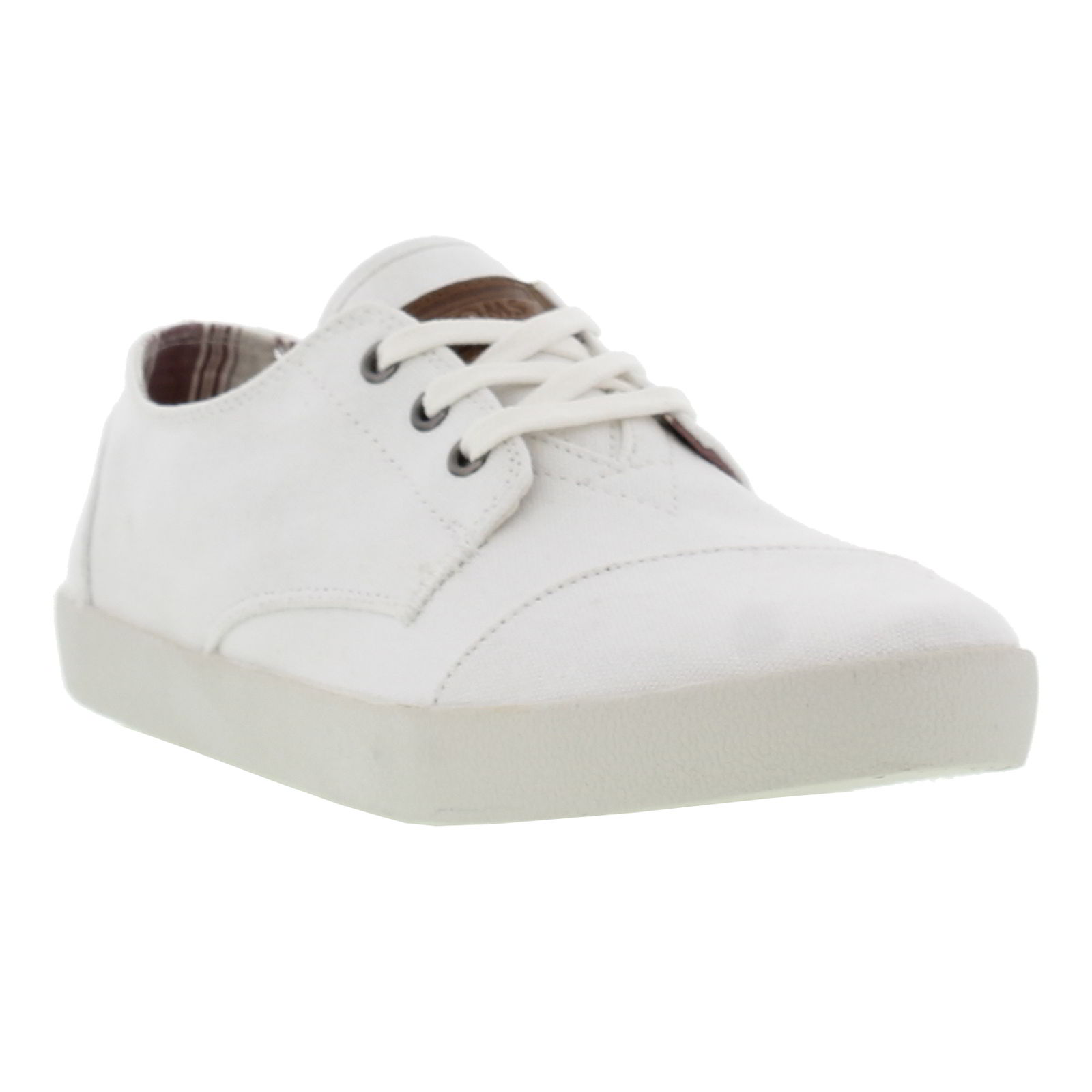 toms white canvas sneakers