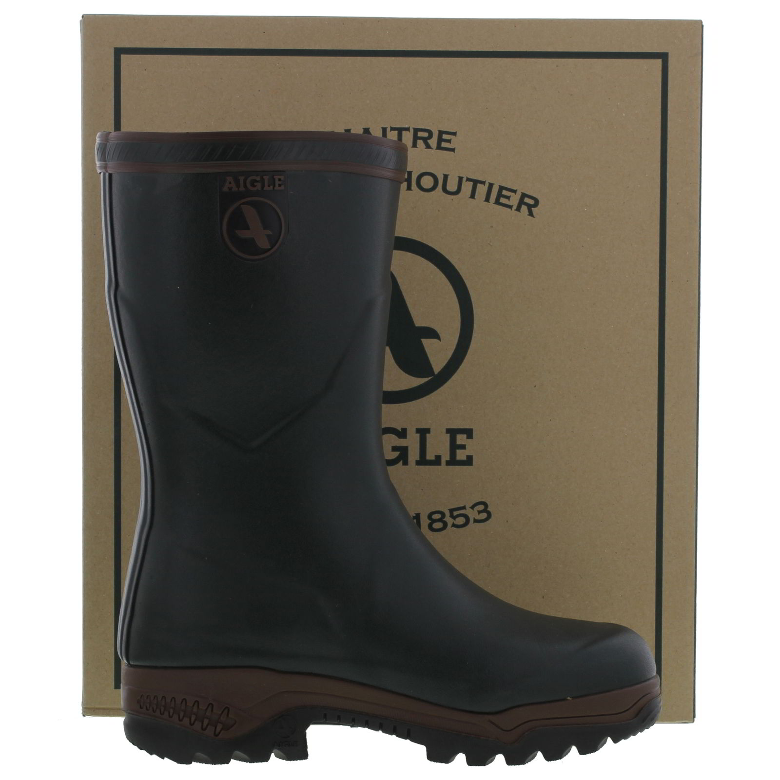 Aigle Parcours Vario Men's Wellington Boots Aigle Bronze