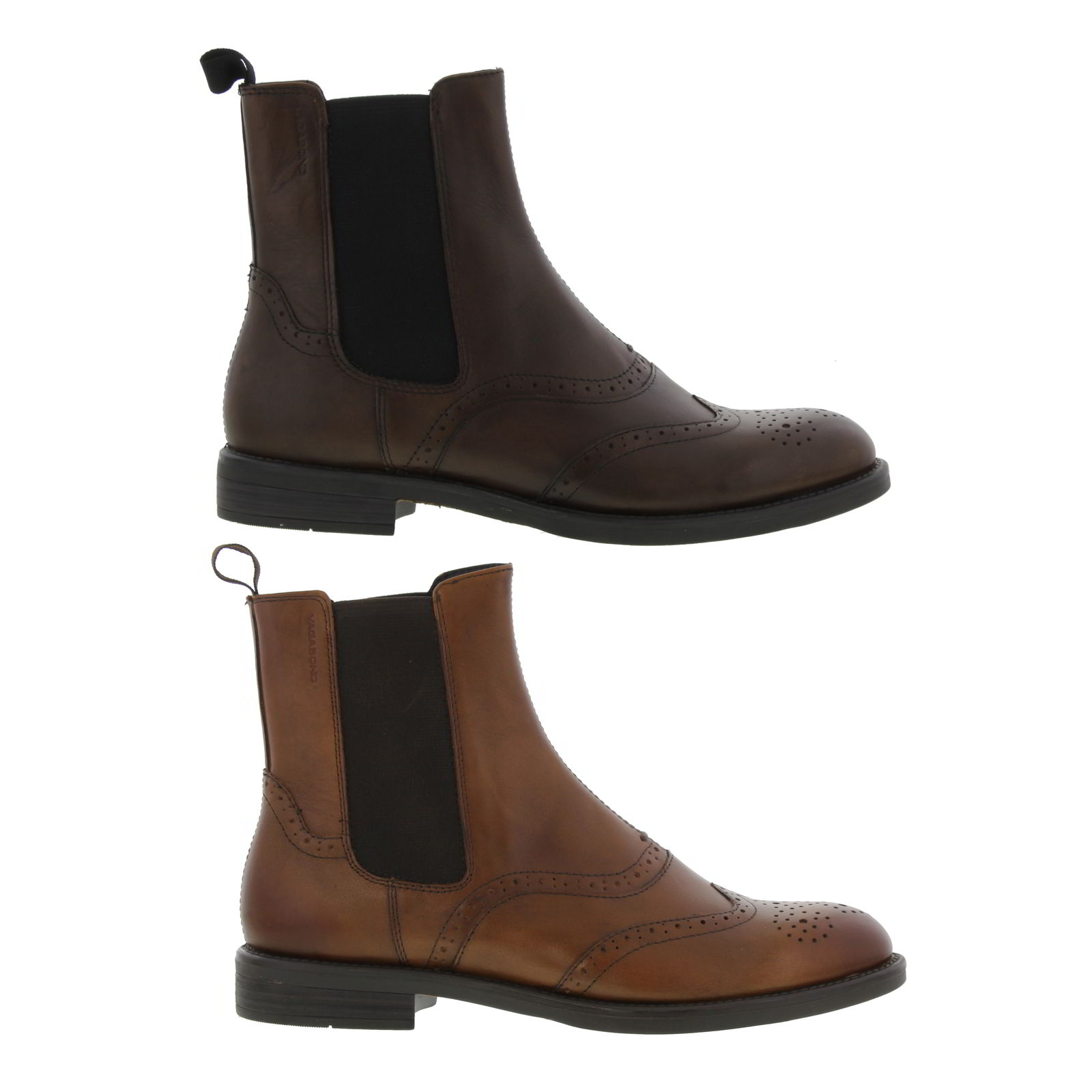 vagabond amina brogue cognac