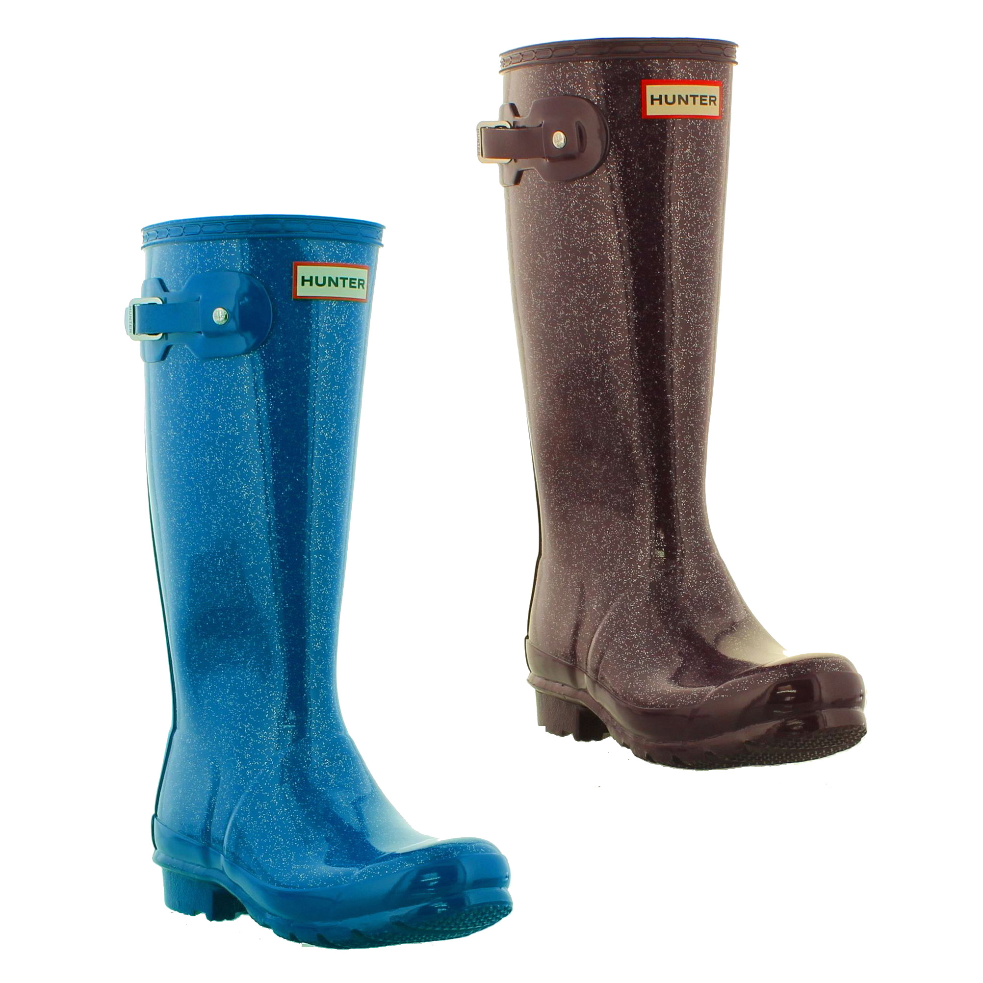 women's glitter rain boots hunter