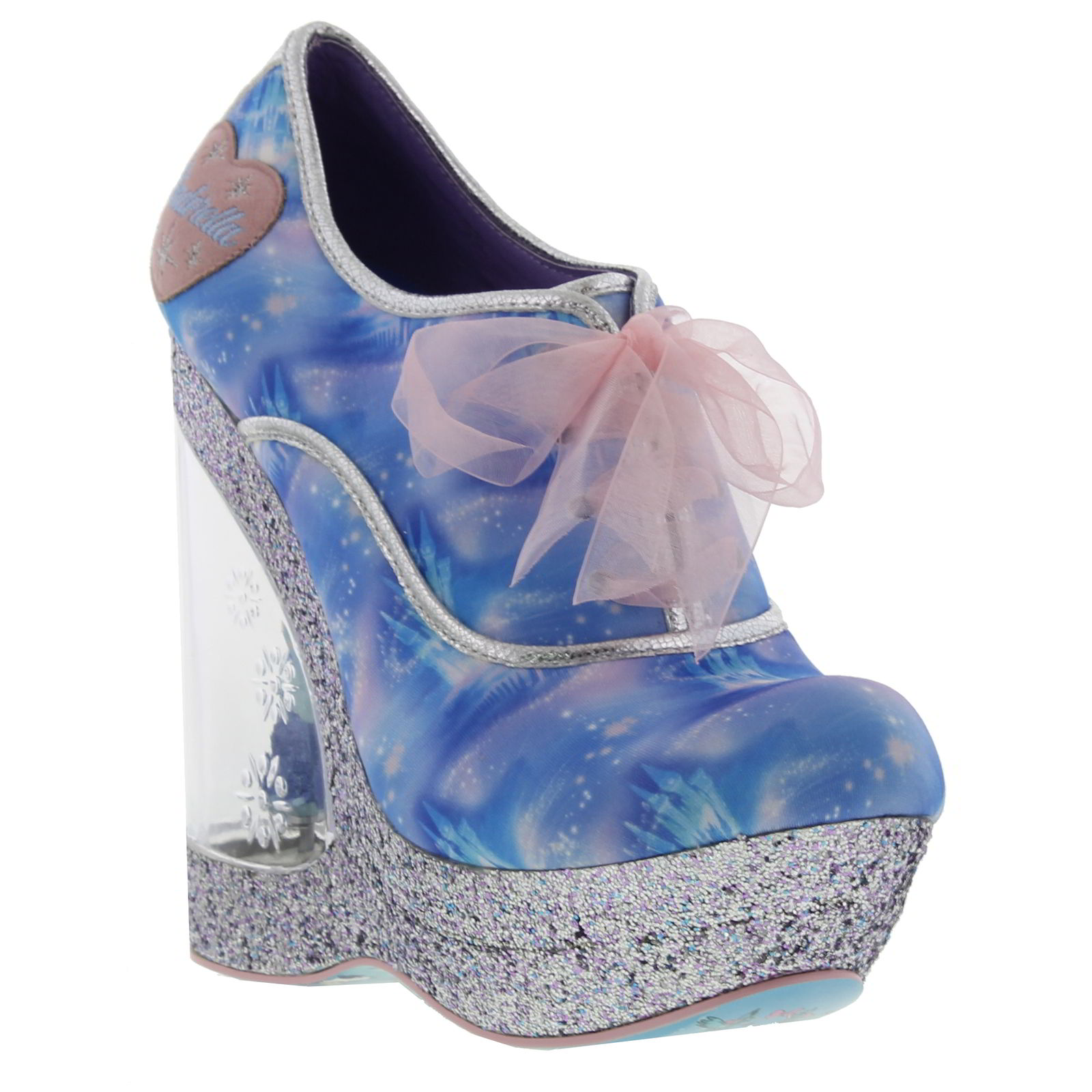 Irregular Choice Cinderella Call Me Cinders Womens Wedge Heels Shoes