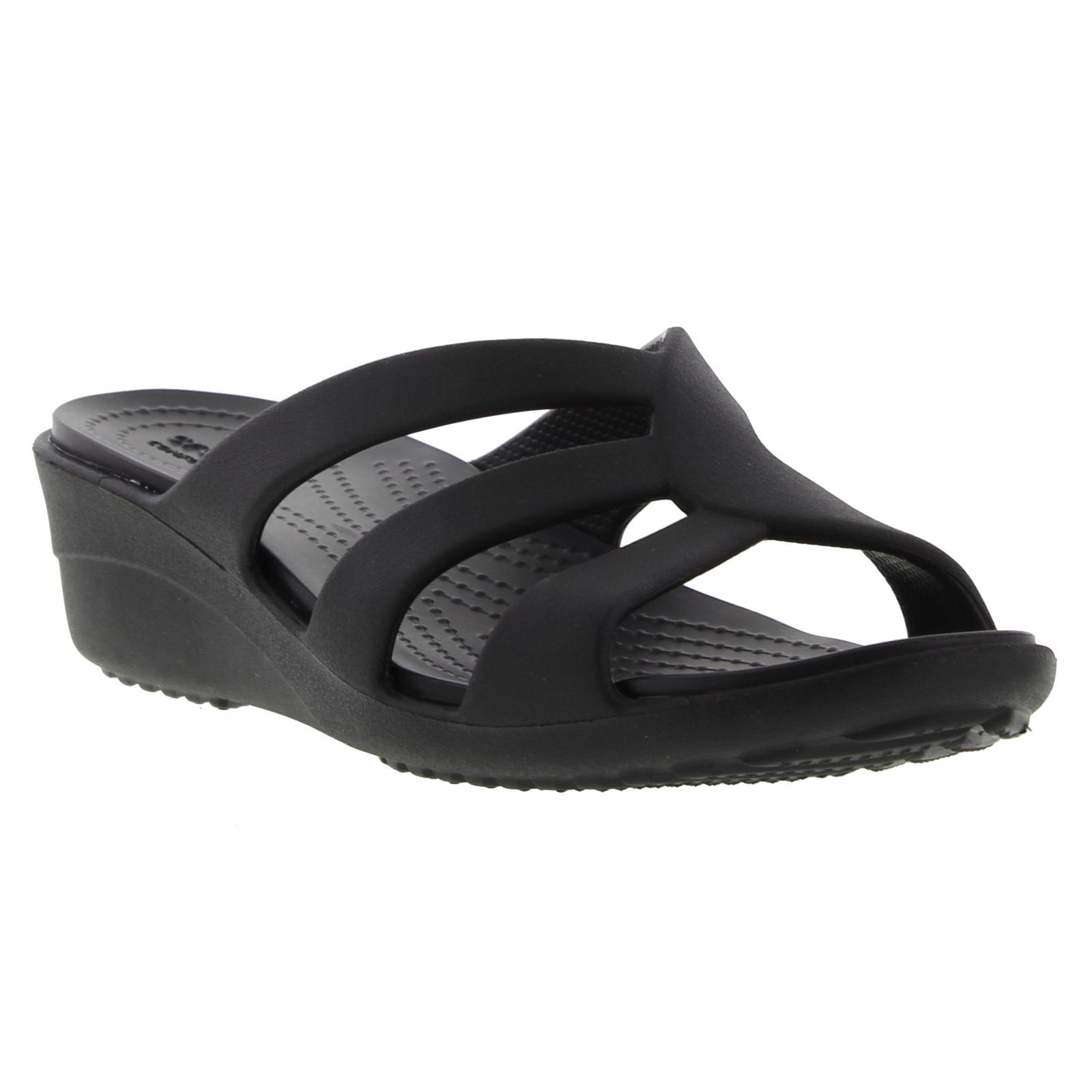 crocs strappy wedge