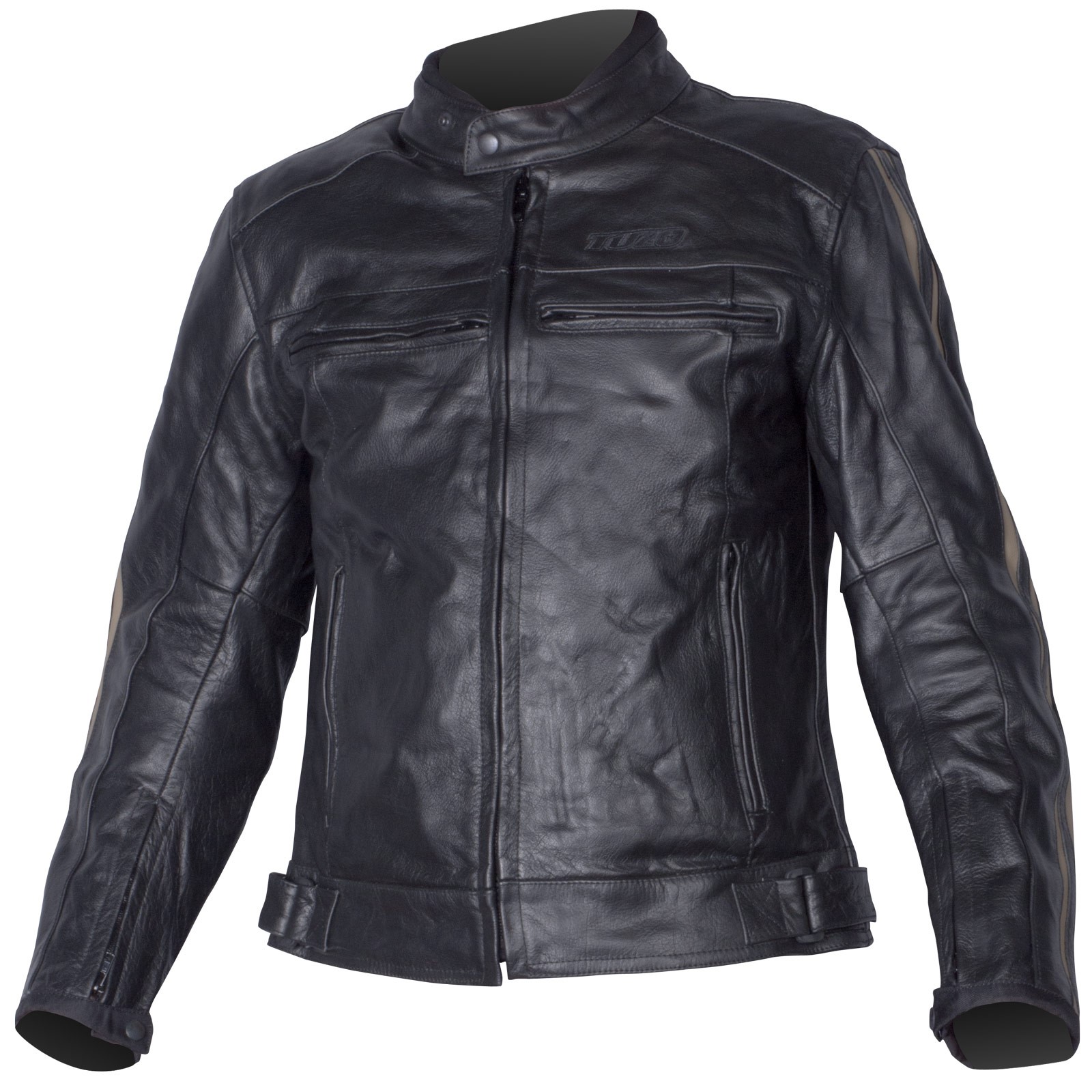 Details About Tuzo Sd 4 Vintage Cafe Racer Biker Leather Motorcycle Jacket Black Or Brown