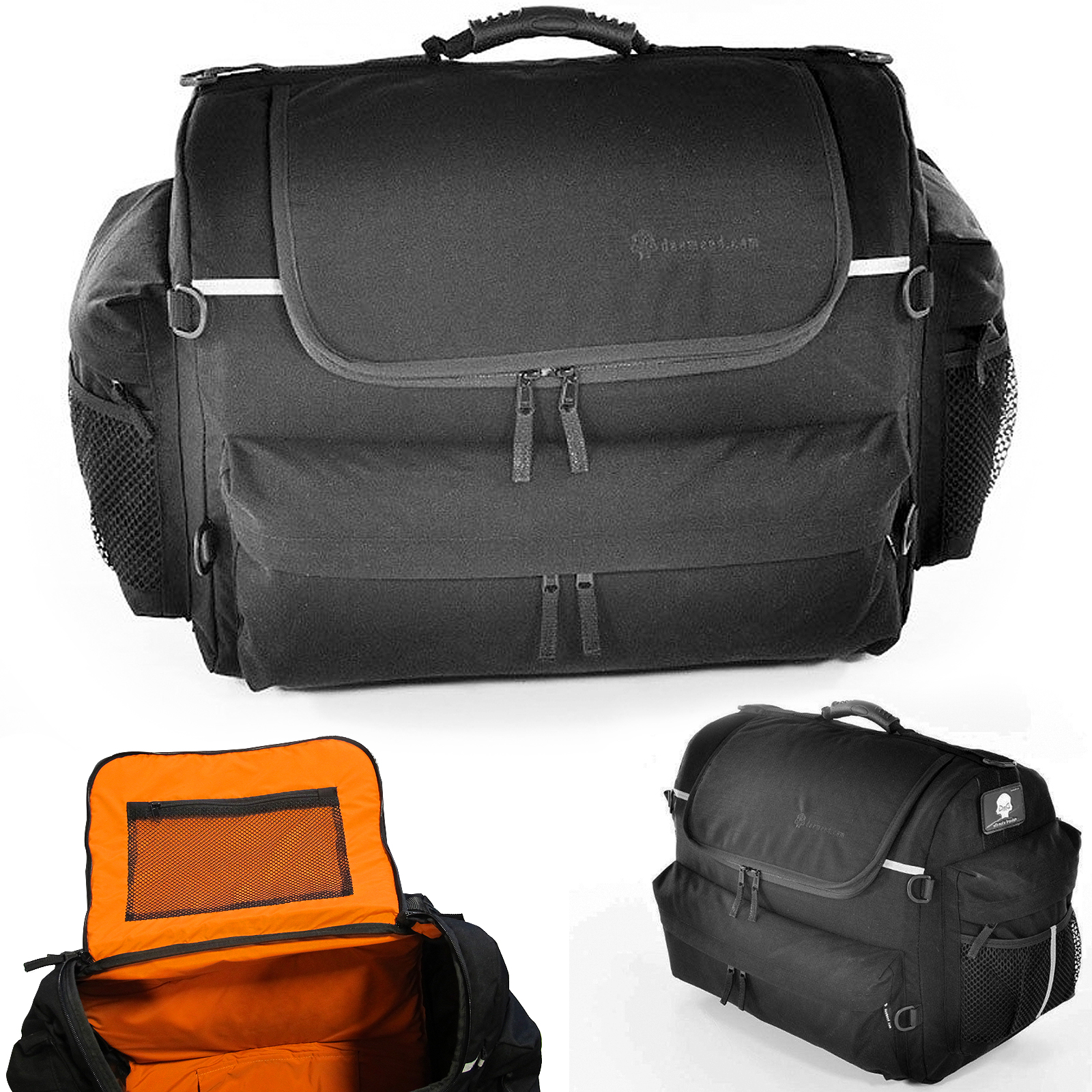 Harley Davidson DEEMEED Discovery Motorcycle Luggage Bag Cordura Black 75 Litre