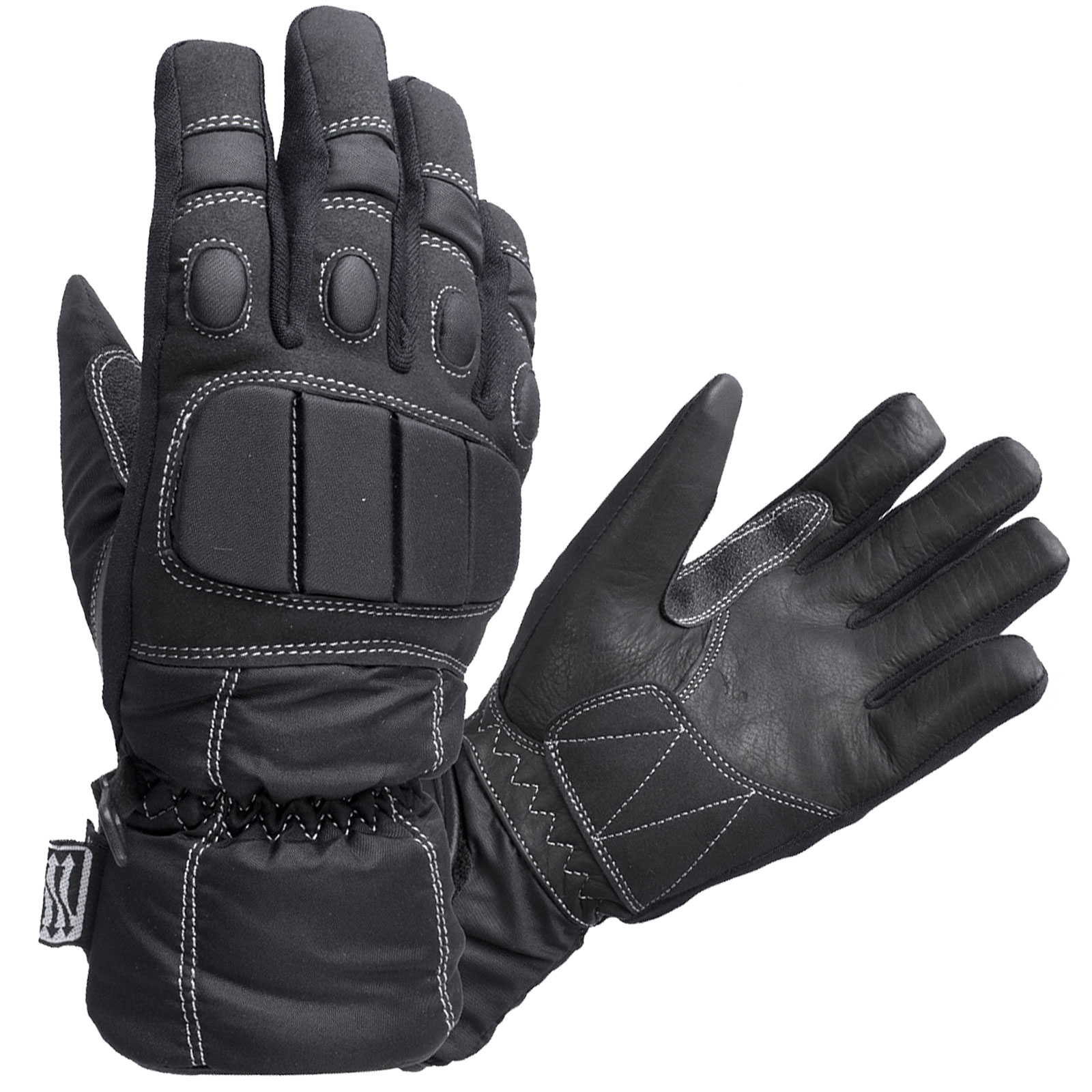 Rebo Gear Motorcycle Rider Warm Winter Waterproof Motorbike Gloves