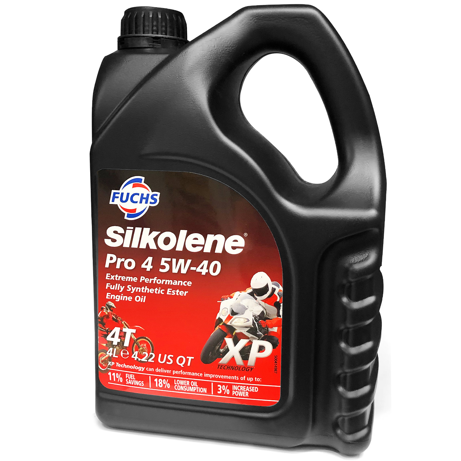 Silkolene Pro 4 XP 5W 40 Fully Synthetic Motorcycle Engine Oil 5w40 4