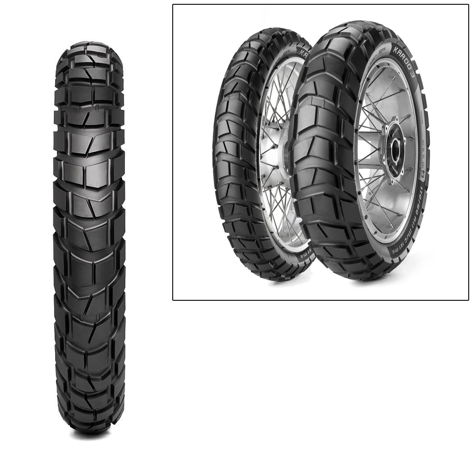 Metzeler R Karoo Tubeless Motorcycle Front Tyre Ebay