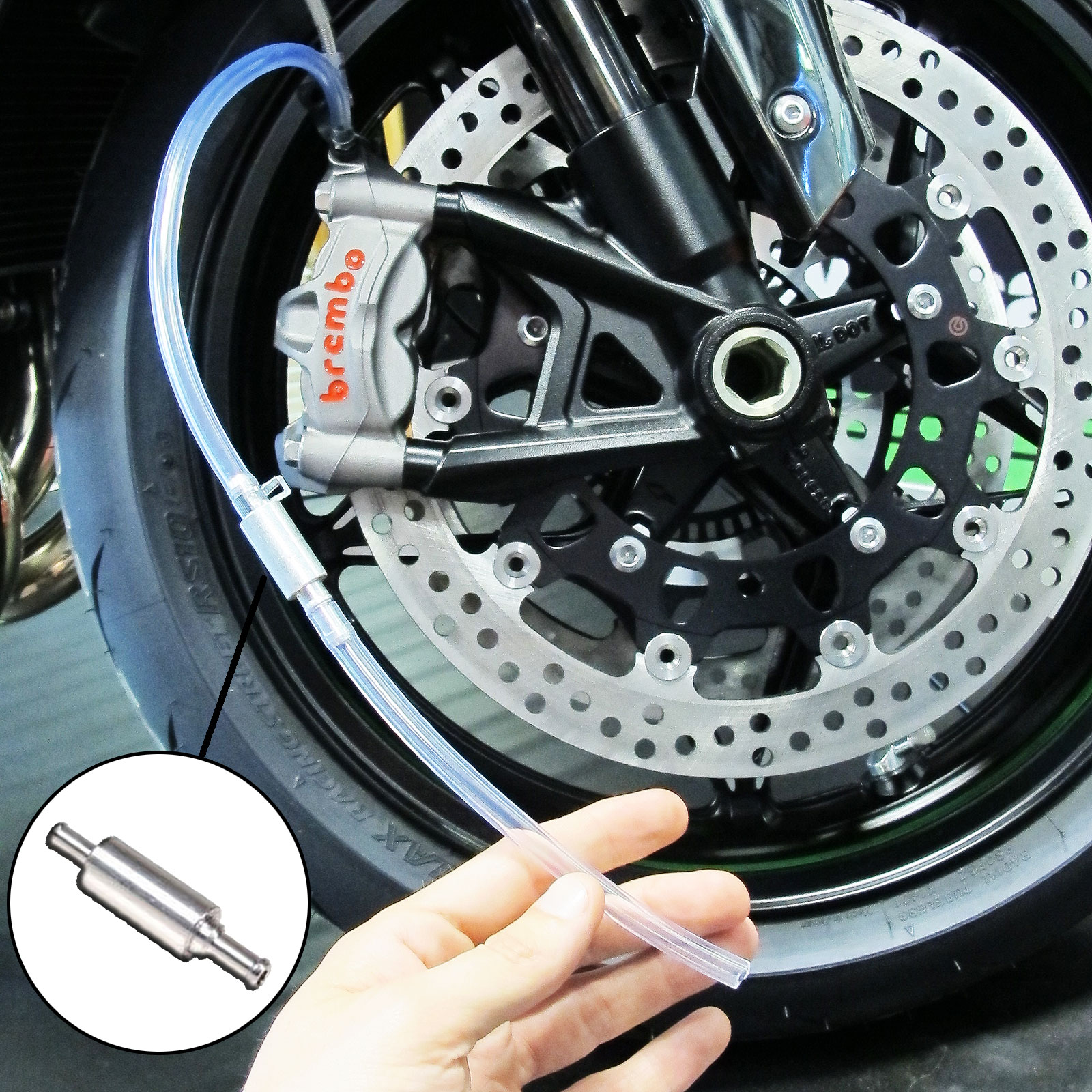 New Motorcycle Car Brake Bleeder Clutch Bleed Bleeding Tool Kit Little Bleeder eBay
