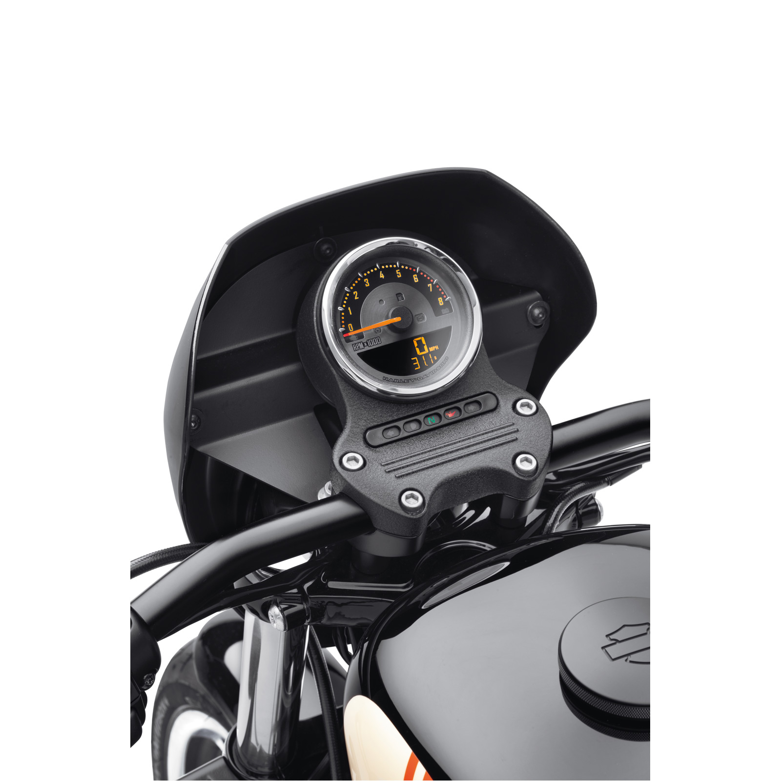 Genuine HarleyDavidson Combo Digital Speedo Tacho Black Analogue XL