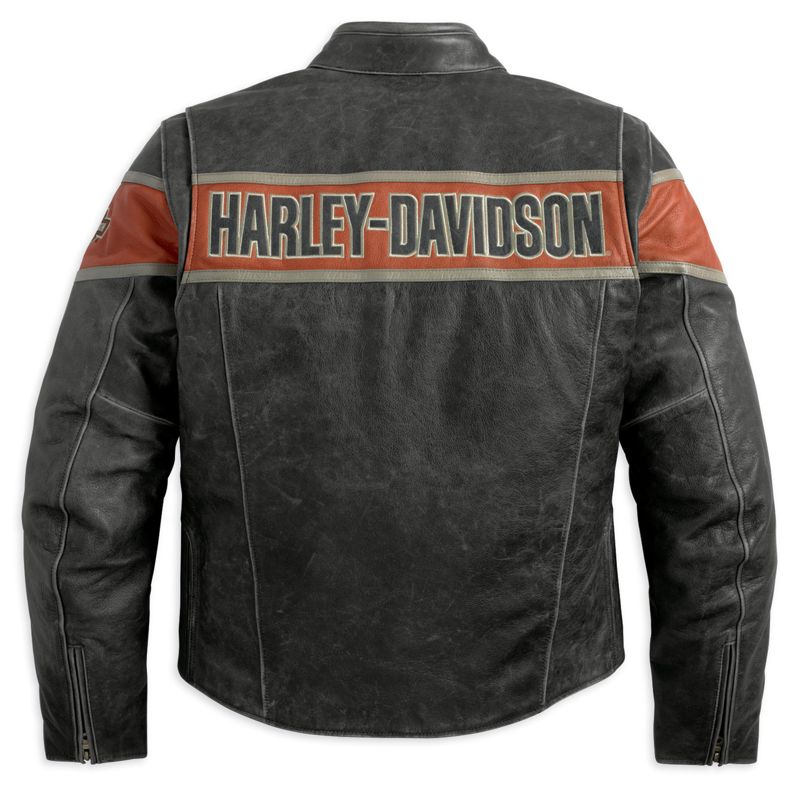 HarleyDavidson Victory Lane Leather Jacket Black XL Extra Large 46"49