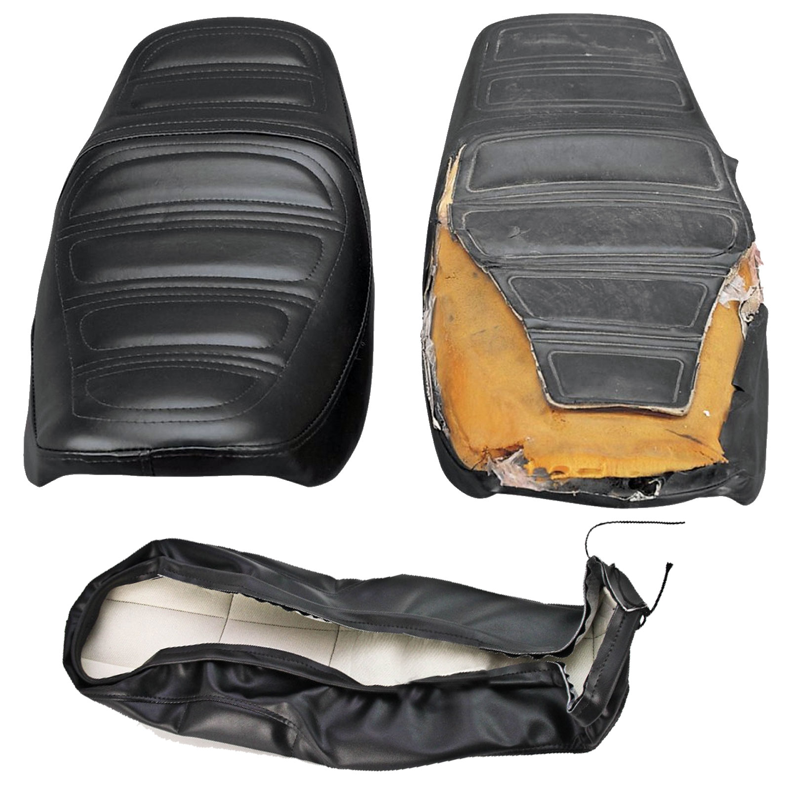 Kawasaki Z 750 H1H2 LTD 19801981 Replacement Seat Cover Black eBay