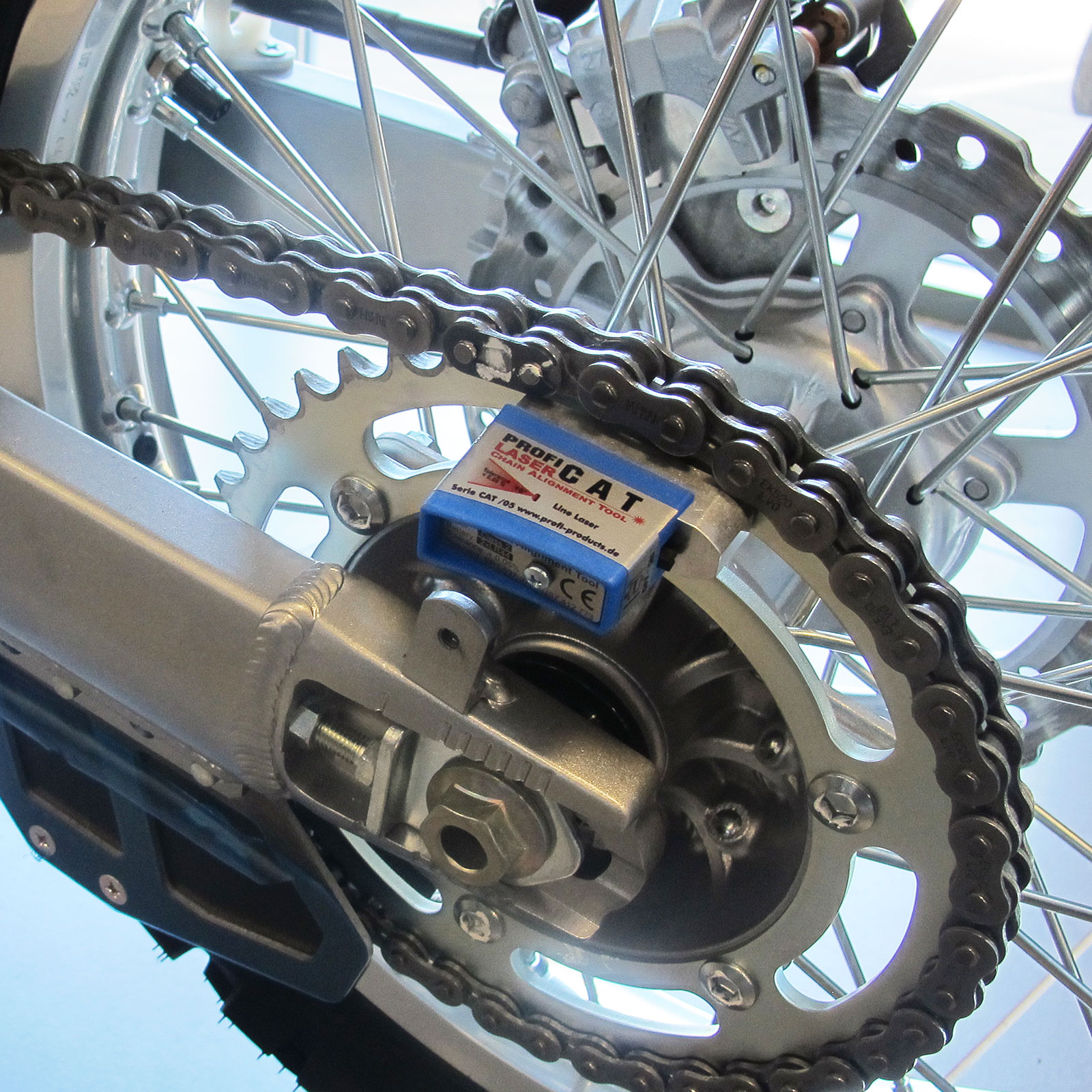 Laser CAT Professional Motorcycle Chain Alignment Tool Line