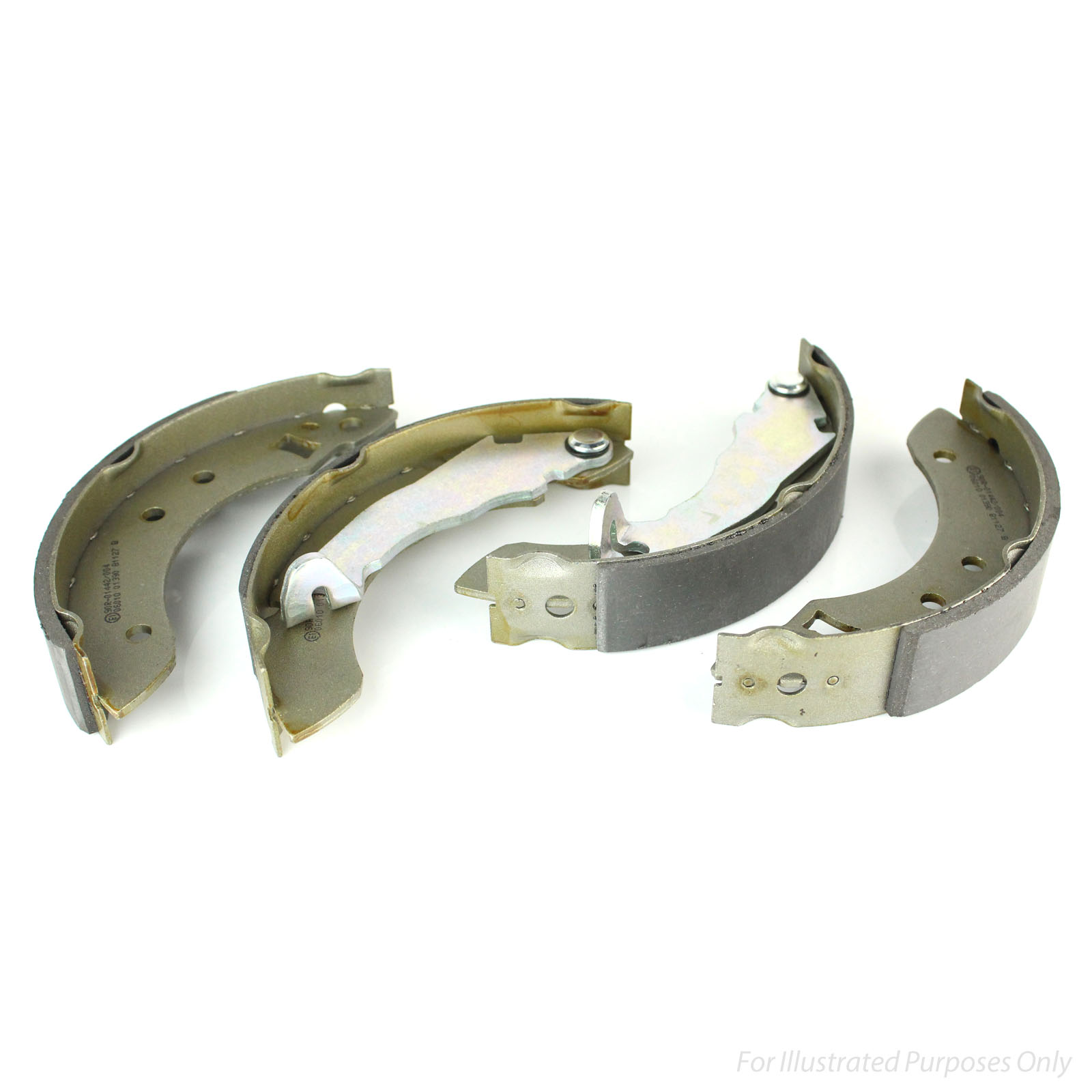 thumbnail image 2 of Rear Brake Shoes For Vauxhall Astra MK4 Van/Estate 1.7 2.0 DTI CDTI – E.approved Brand 2 of 4
