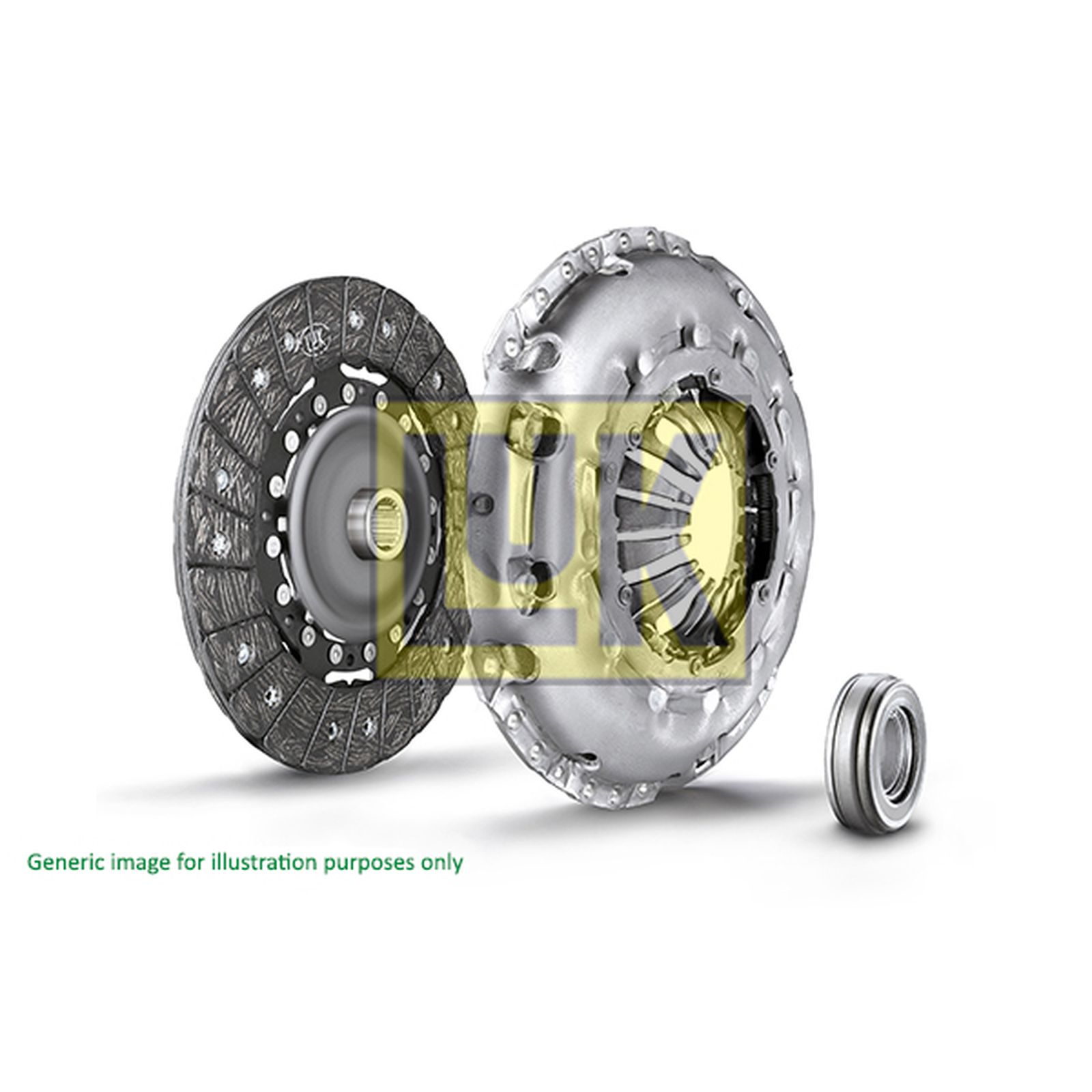3pc Clutch Kit For Citroen ZX N2 1.9 LuK RepSet 0056670300