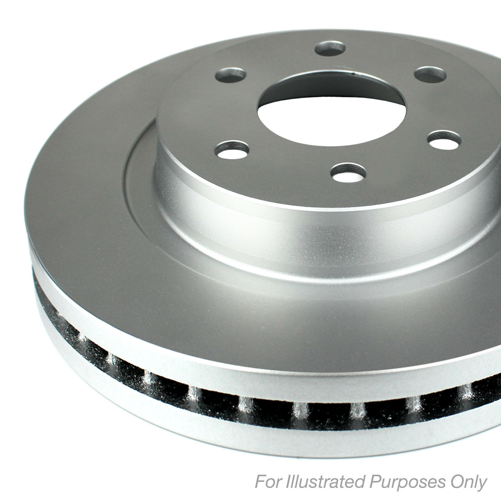 2x Brake Discs Pair Vented Front 340mm AND6688 Allied Nippon