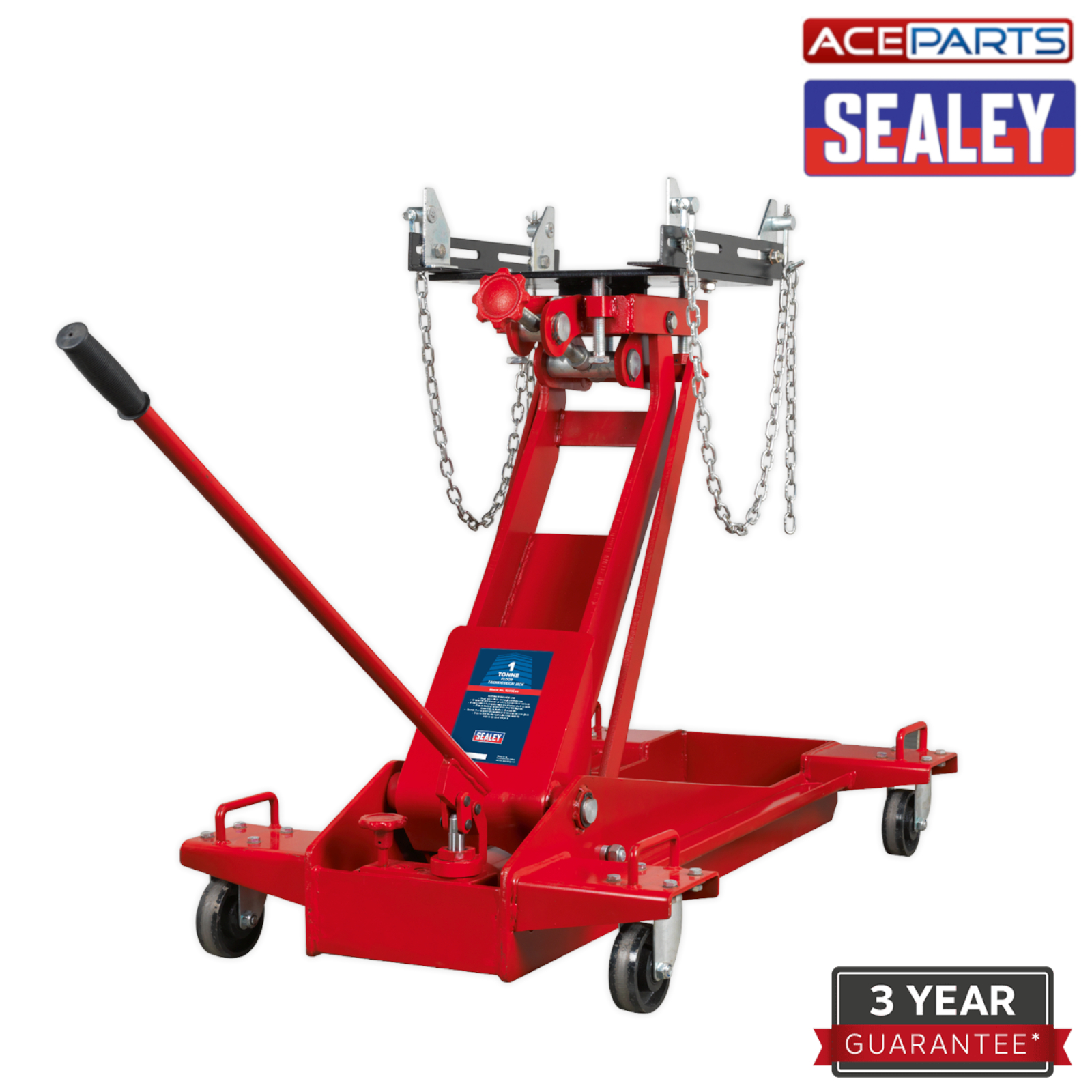 jack.s Sealey 1000E 1 Tonne Transmission Jack/Gearbox Jack Fully
