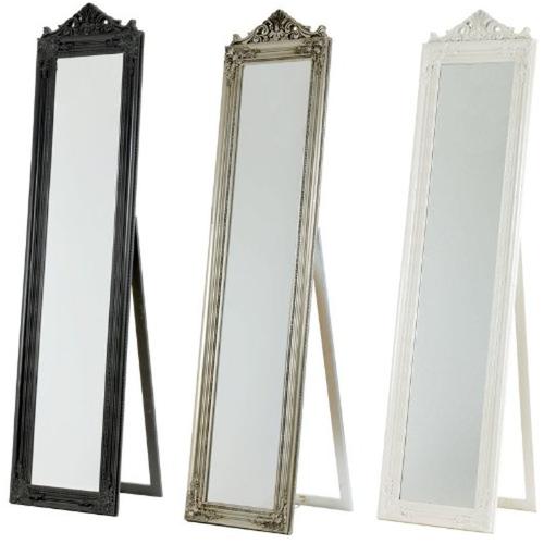 Free Standing Tilting Full Length French Style Dressing Mirror Floor Free Standing Tilting Full Length French Style Dressing Mirror Floor Cheval