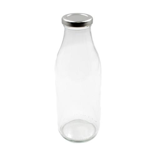 Download Vintage Style Clear Traditional Glass Milk Bottle Sold ... Yellowimages Mockups