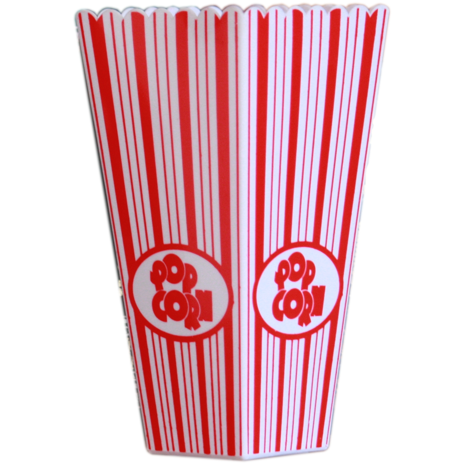 West5Products 4x Striped Plastic Popcorn Holder Tub blendboutique