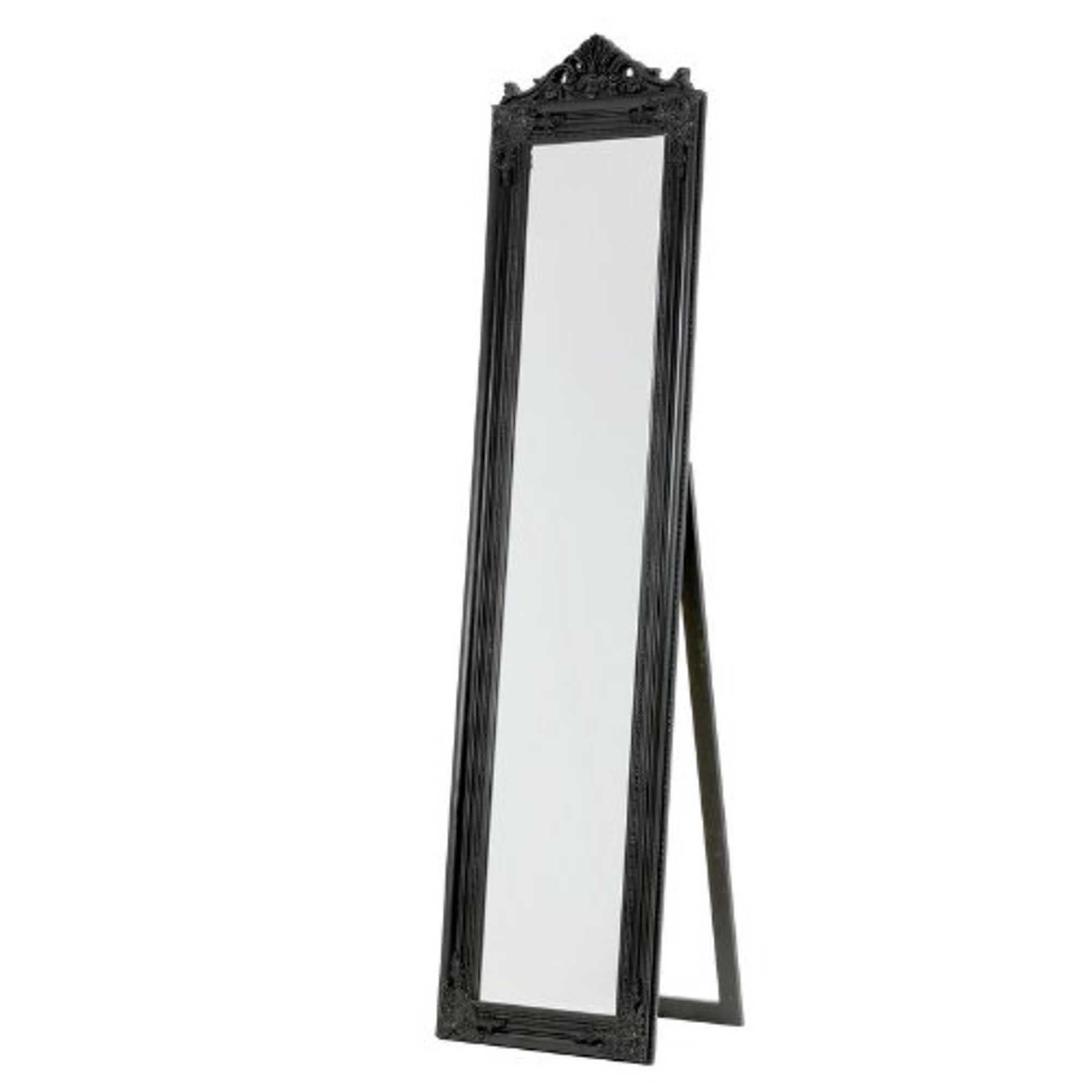 Free Standing French Style Dressing Cheval Mirror Black Blendboutique Free Standing French Style Dressing Cheval Mirror Black