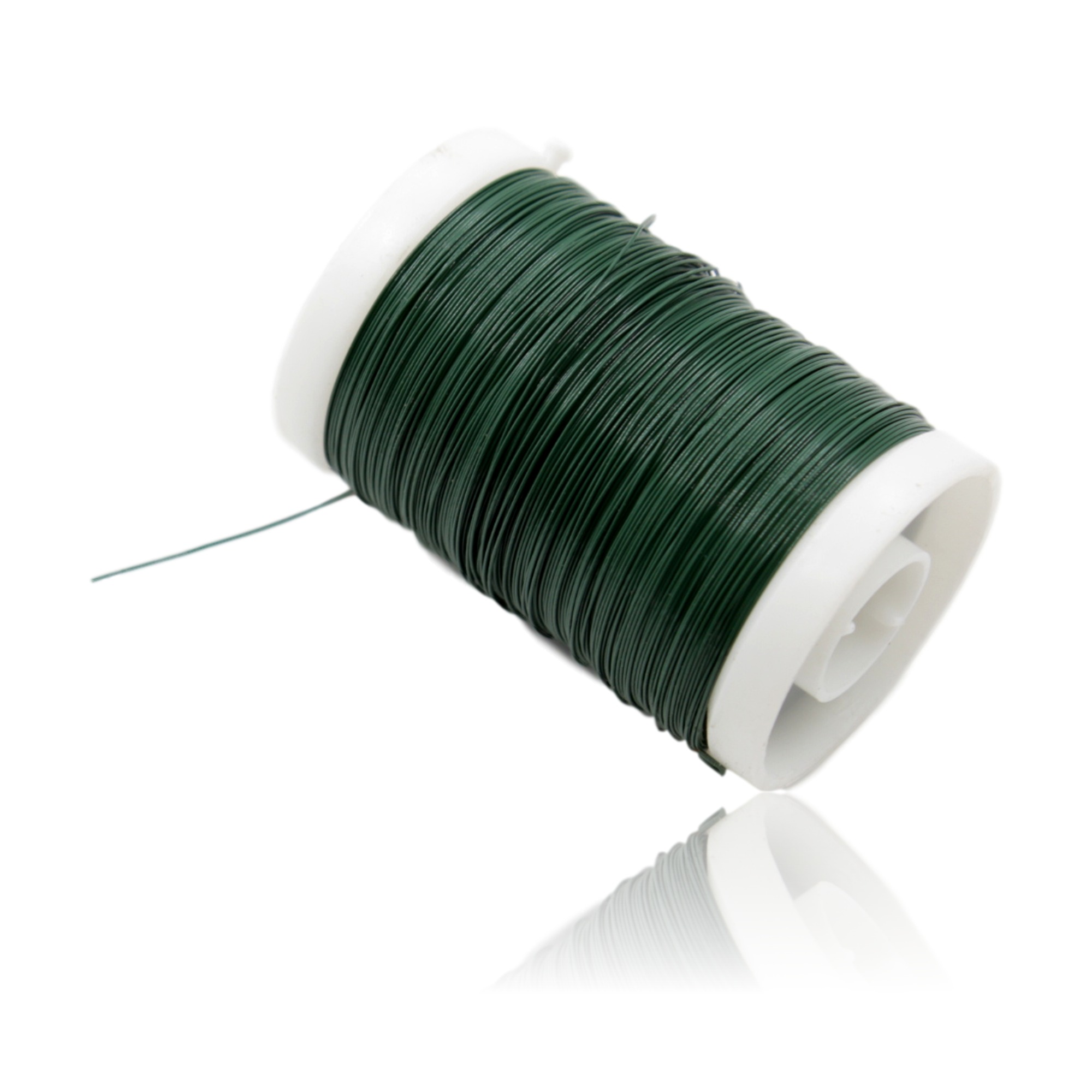100g Green Reel Florist Binding Wire 28g 0.38mm blendboutique
