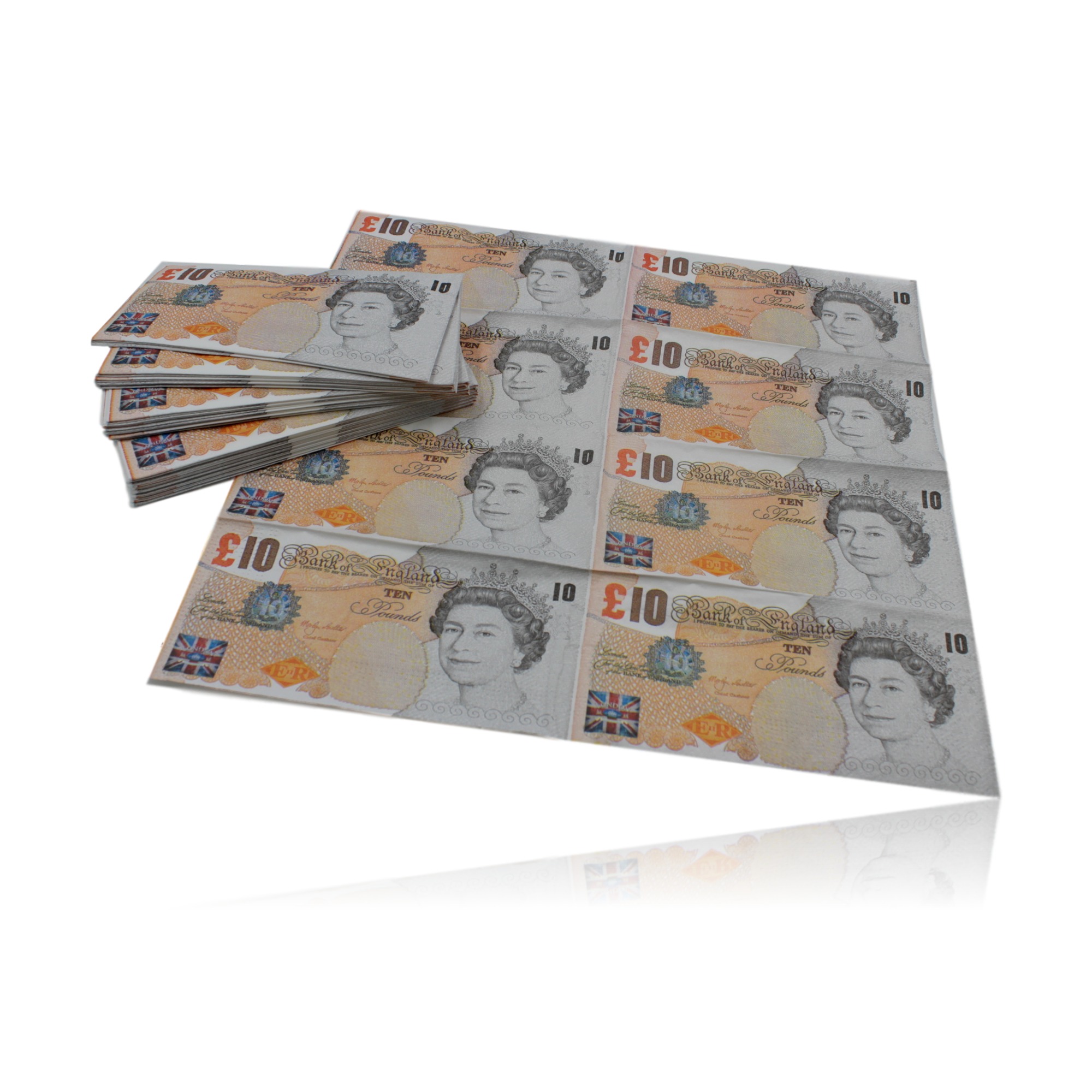 £10 Notes Money Design Paper Napkins blendboutique