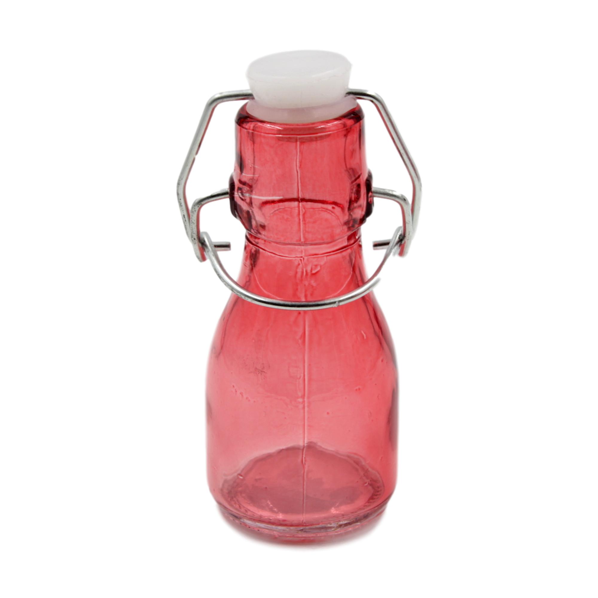 Mini Coloured Bottle With Swing Lid Pink blendboutique