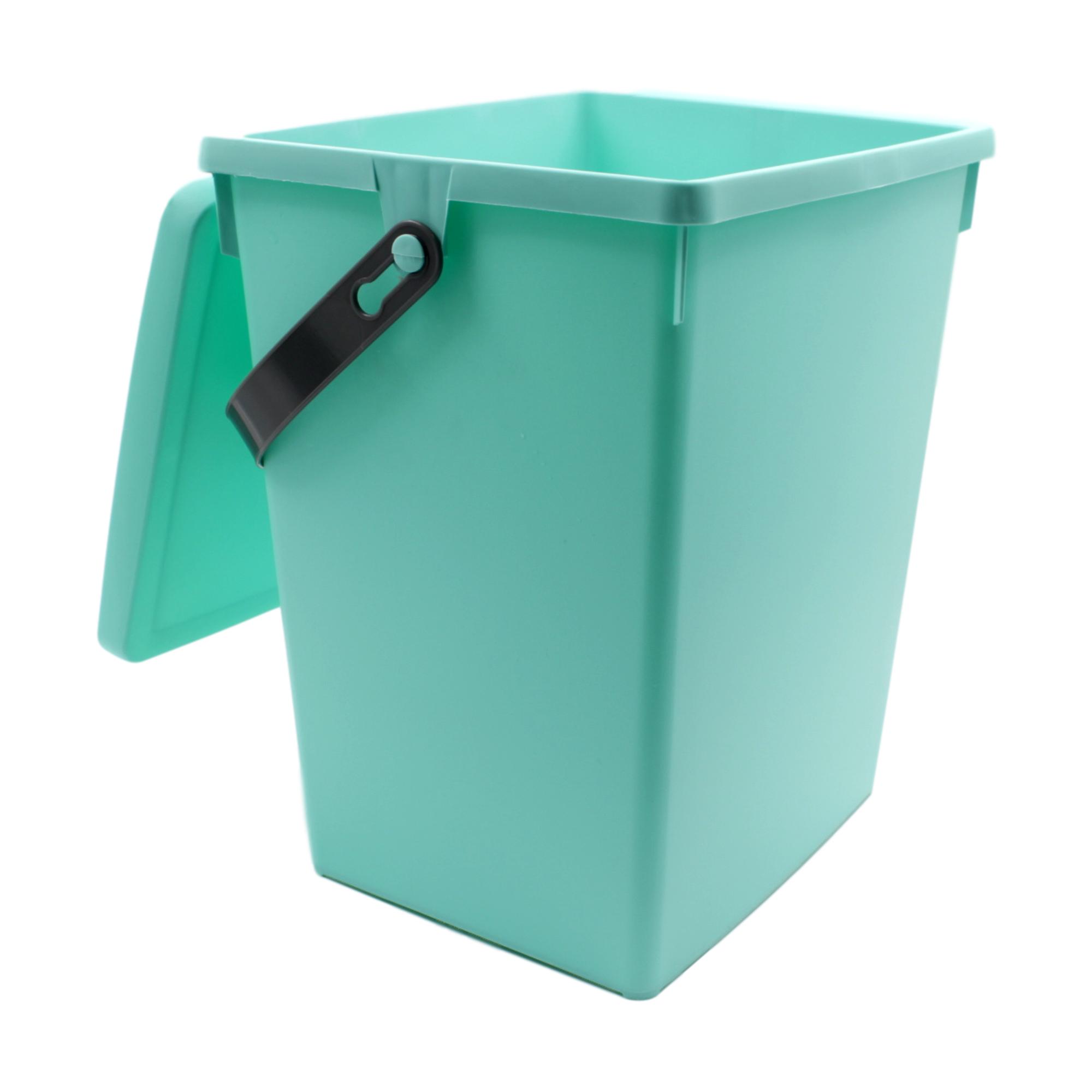 5 Litre Kitchen Top Food Recycling Bin Green blendboutique
