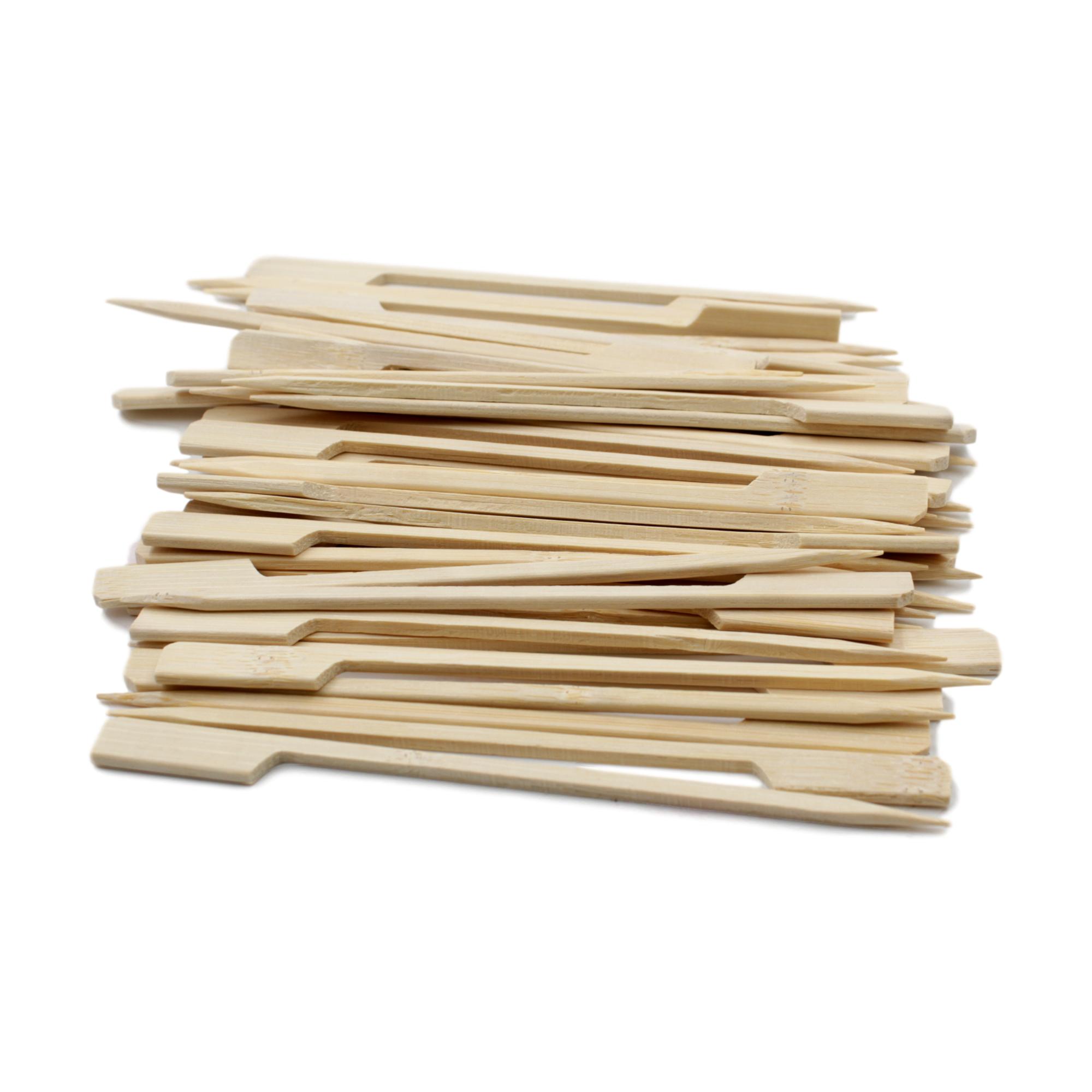 Golf Shaped Finger Food Cocktail Sticks Skewers bamboo 12cm X 100