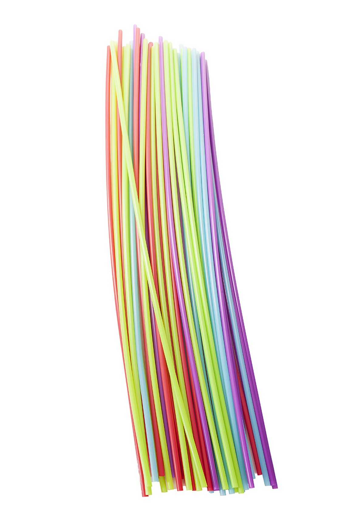 Giant Neon Coloured Drinking Straws 70cm Long 28 Pack blendboutique