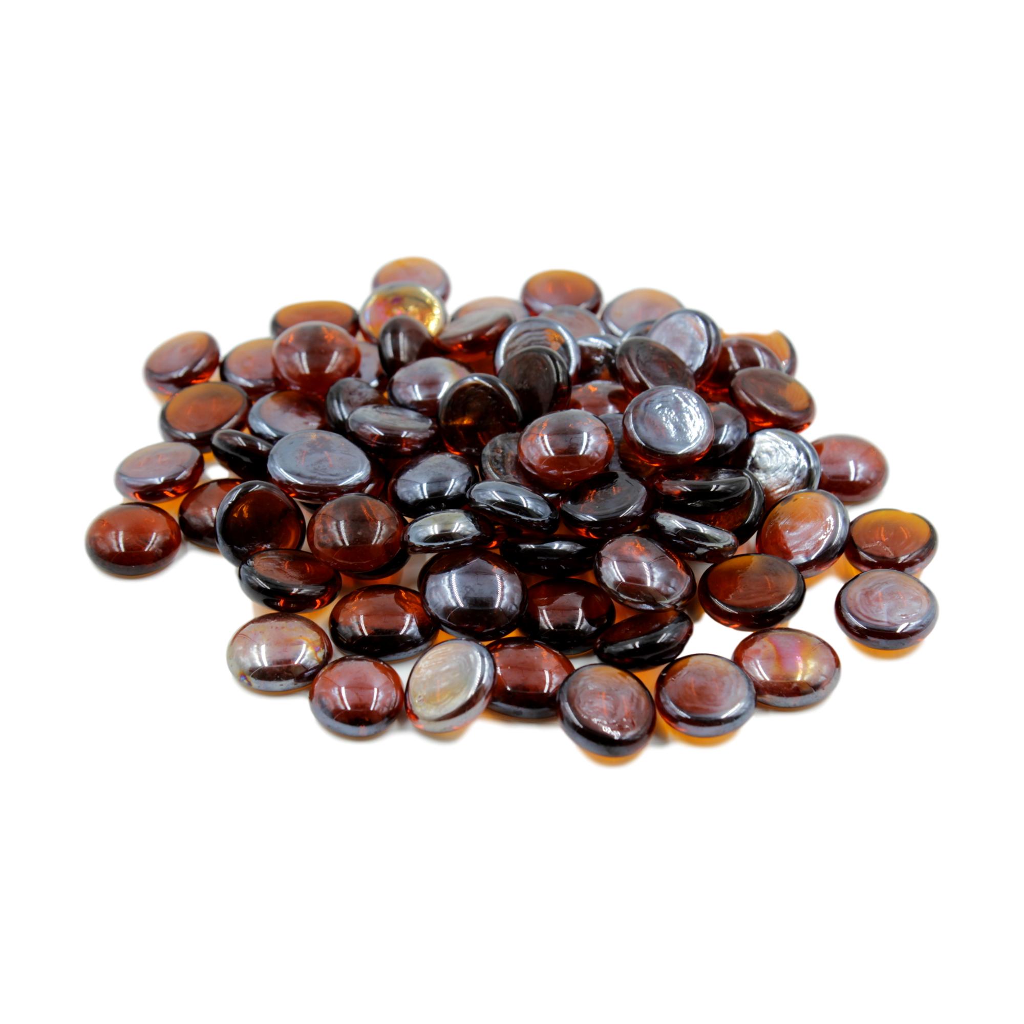 Amber Glass Decorative Gems blendboutique