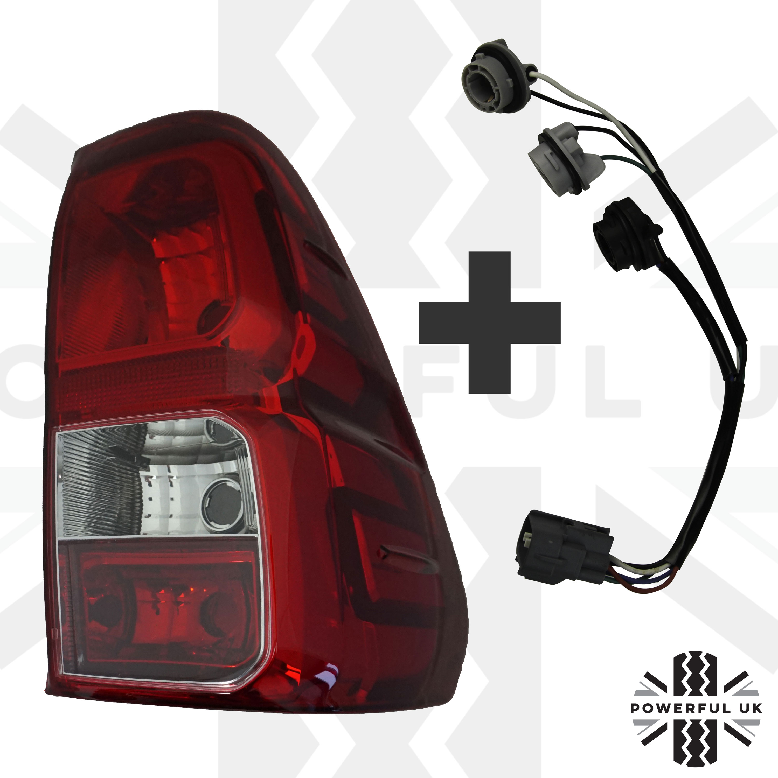 Feu arrière pour Toyota Hilux Mk7 VIGO PICKUP Tail Light RH 2011 style O//S No Fog