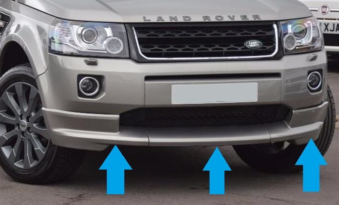 Как снимать бампер фрилендер 3pc Front Bumper DYNAMIC SPORT Body Kit for Land Rover Freelander 2 2011-15 HST 