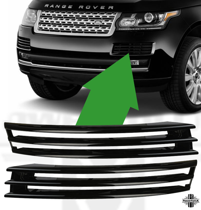 Front Per Duct Intake Vent Blade Grilles For Rangerover L405 Details About Front Per Duct Intake Vent Blade Grilles For Rangerover L405 Vogue Black Pack