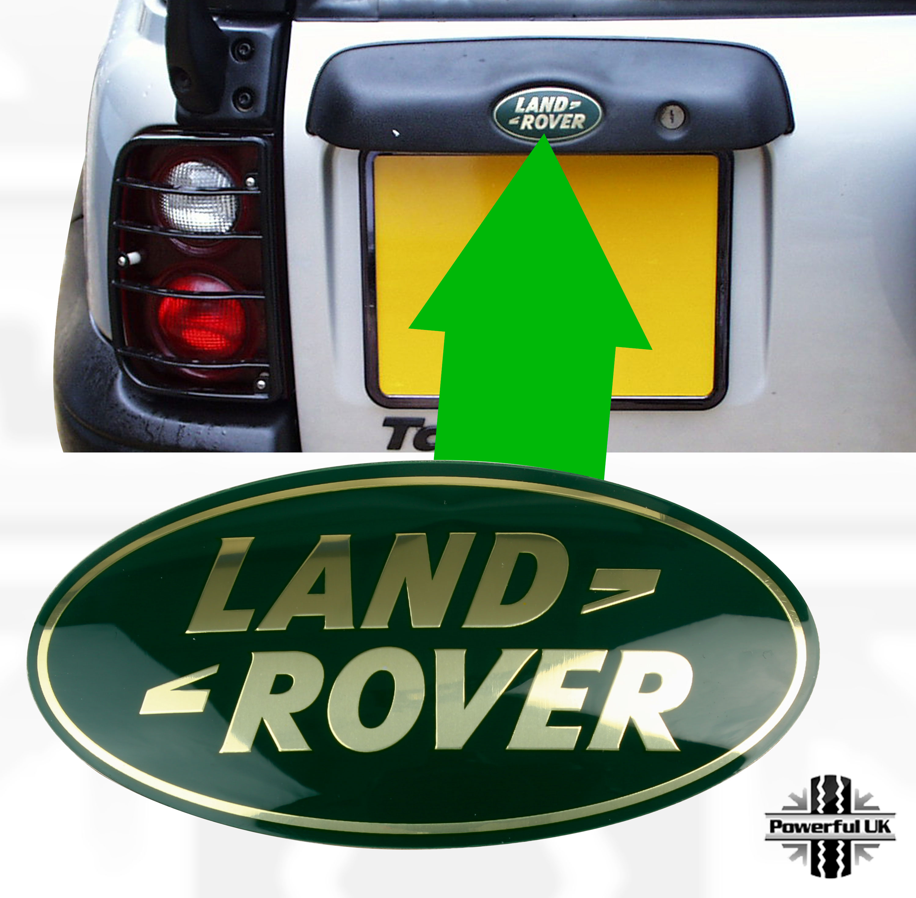 Genuine Land Rover Oval Badge for Rear Freelander 1 Tailgate | eBay