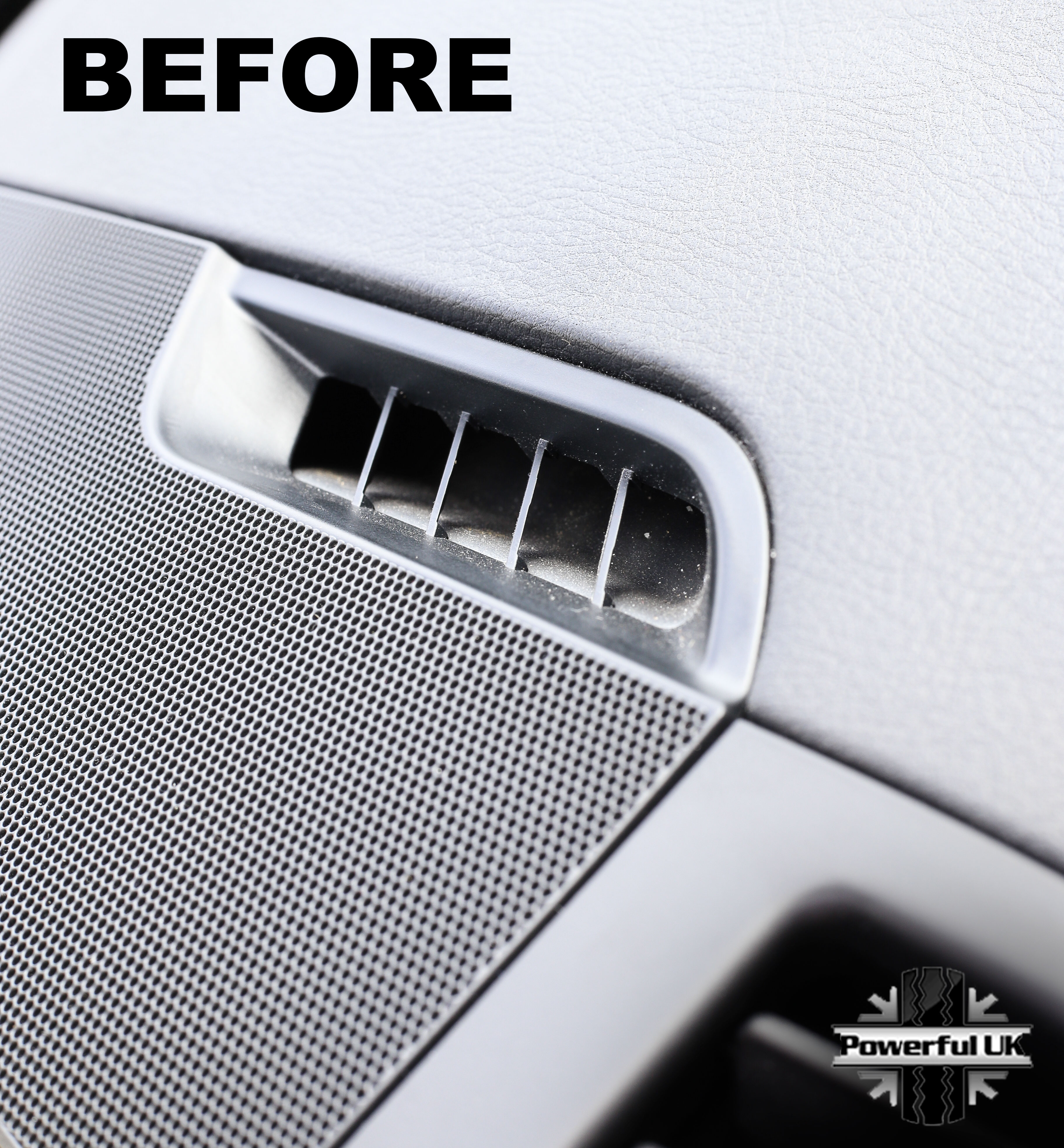 Interior dash vent trim HSE luxury Freelander 2 Silver LR2 chrome