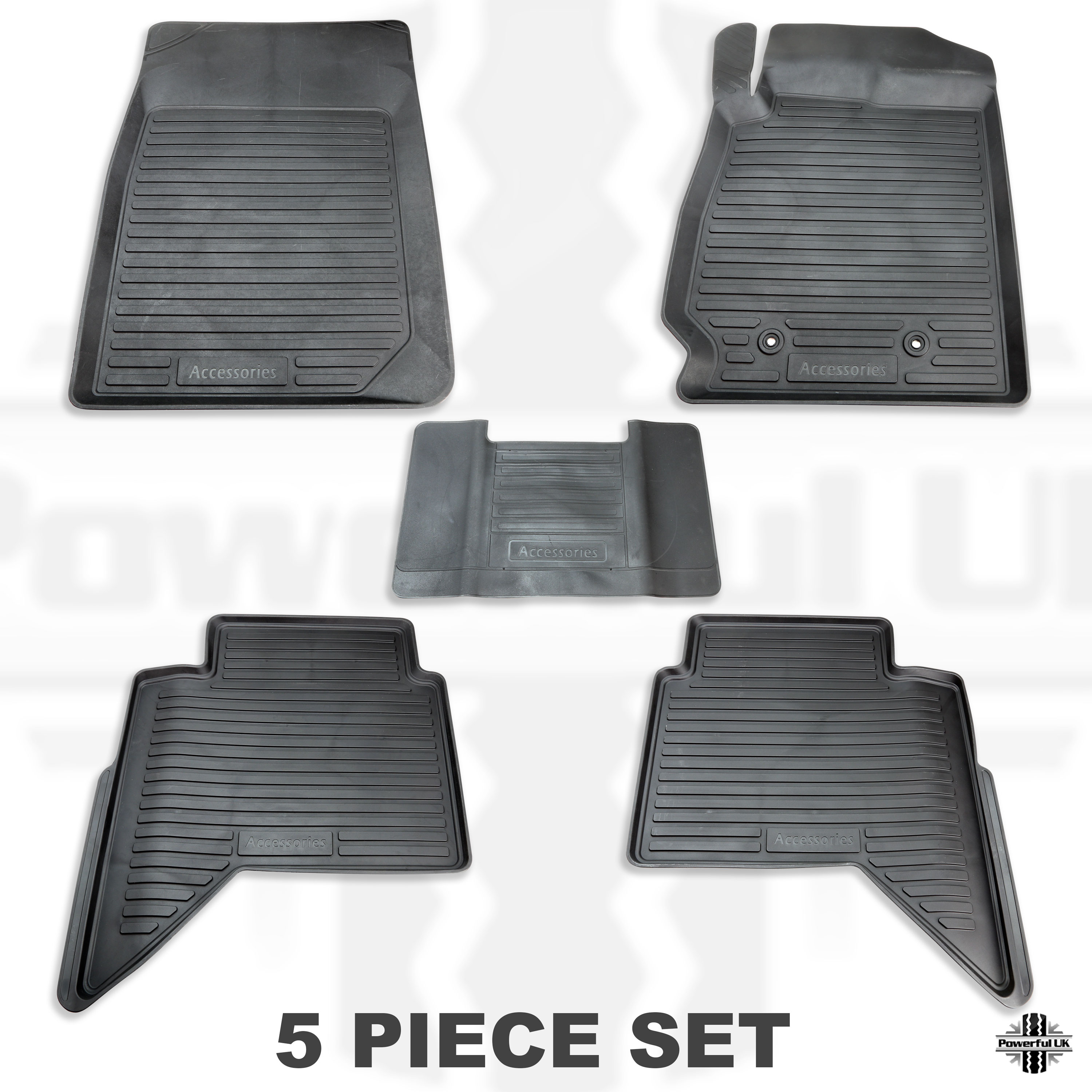 Interior Parts & Furnishings FORD TRANSIT CUSTOM RUBBER FLOOR MATS 4