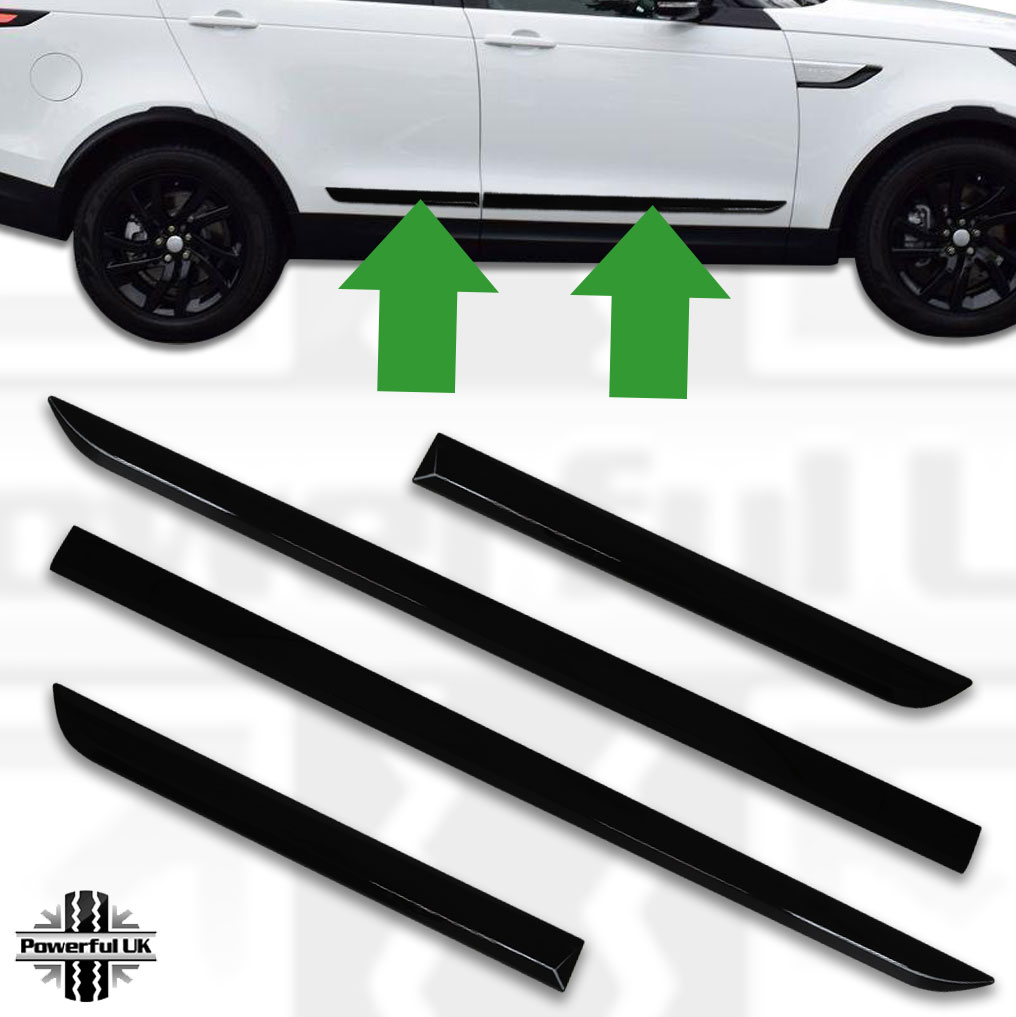 Door Moulding Rubbing Strip Discovery 5 Gloss Black Body Side Trim