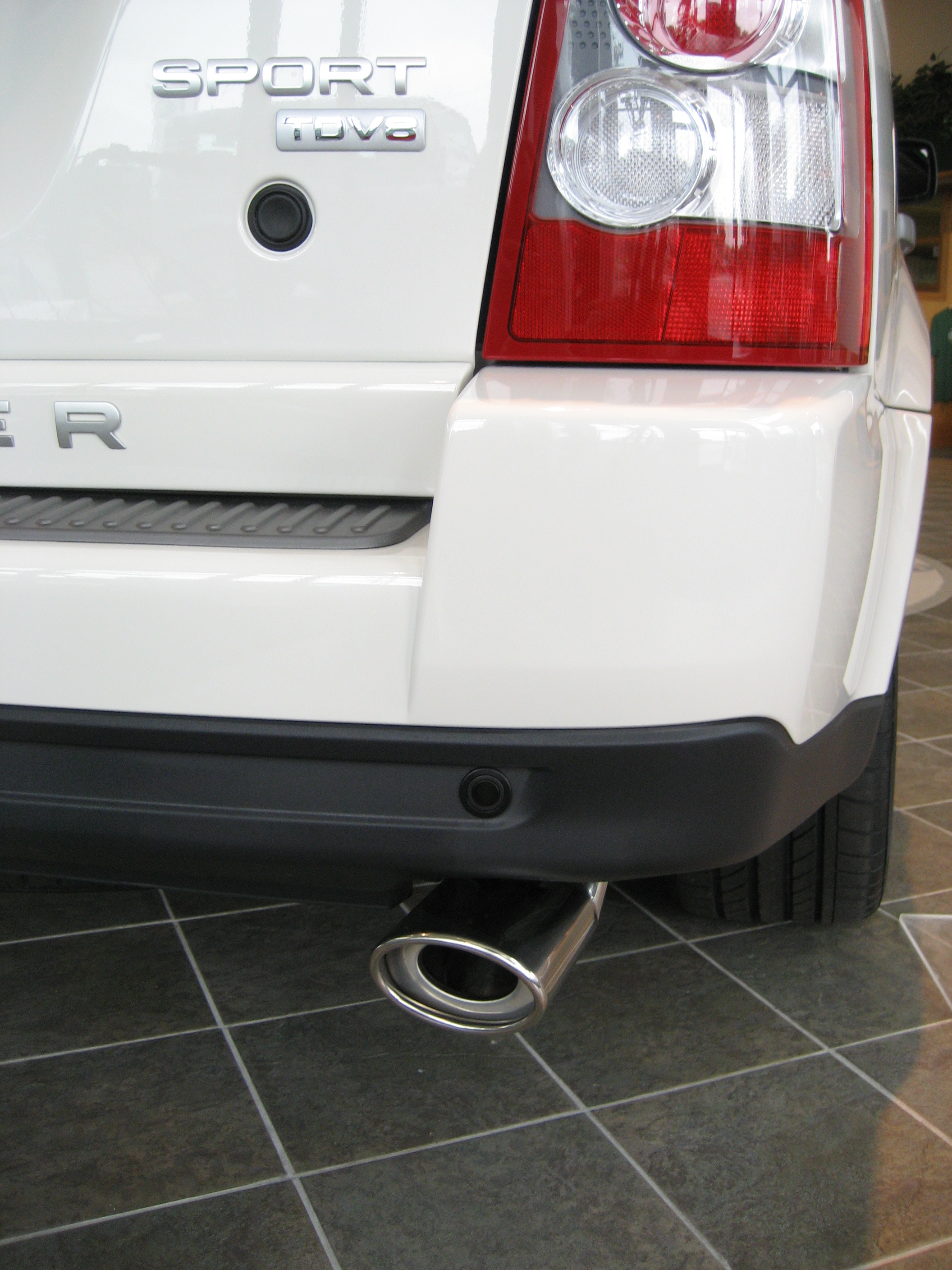 Twin EXHAUST TAIL PIPE tips for Range Rover Sport TDV6 TDV8 end