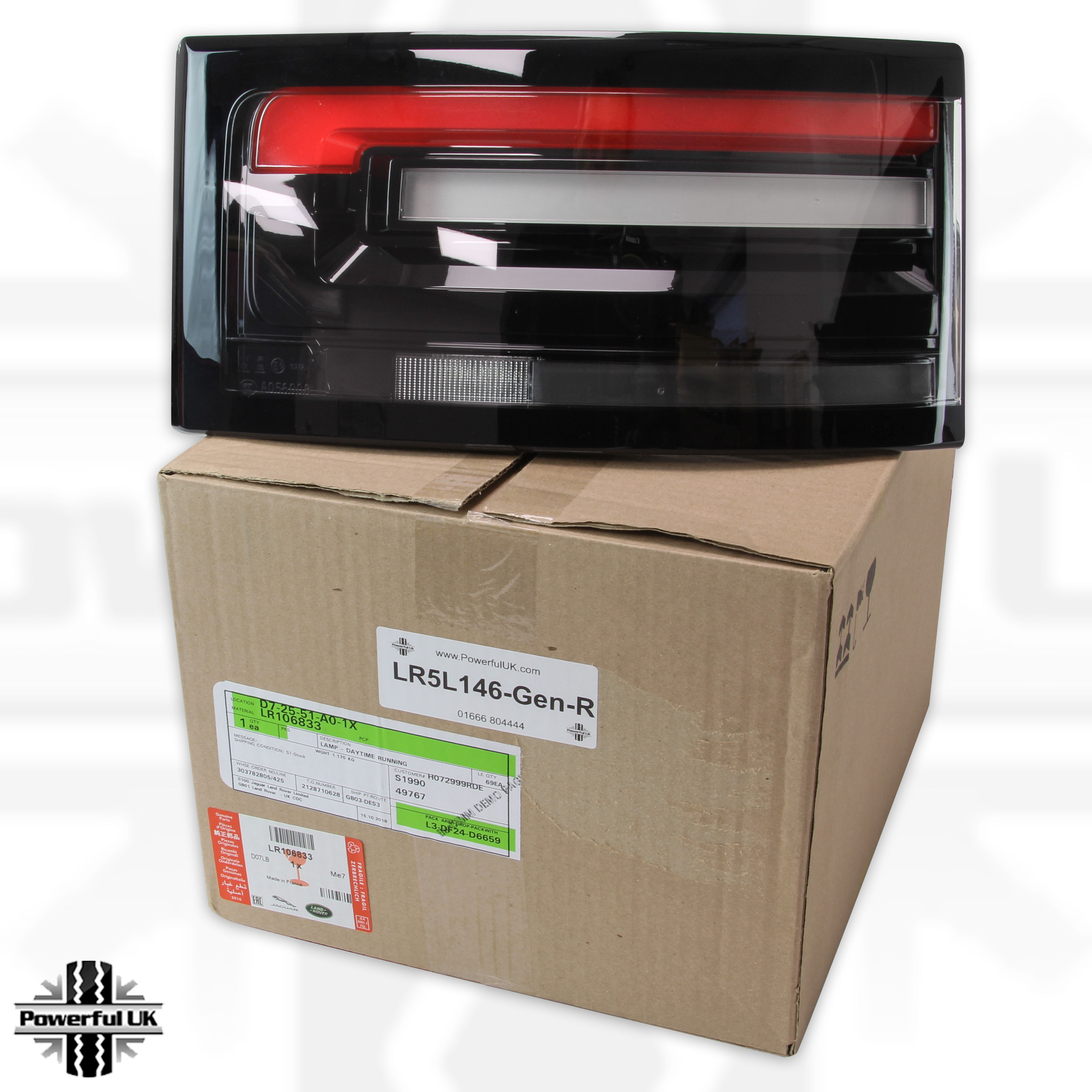 Land Rover Discovery 5 rear light tail lamp Right Hand offside genuine