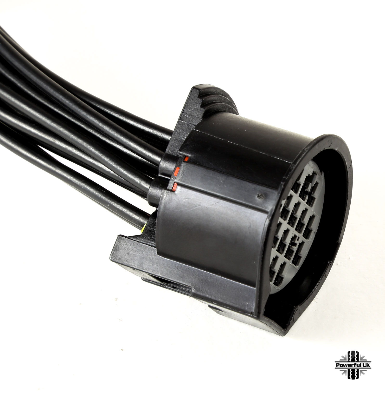 Headlight connectors headlamp plugs (Pair) 16 way socket+wires for