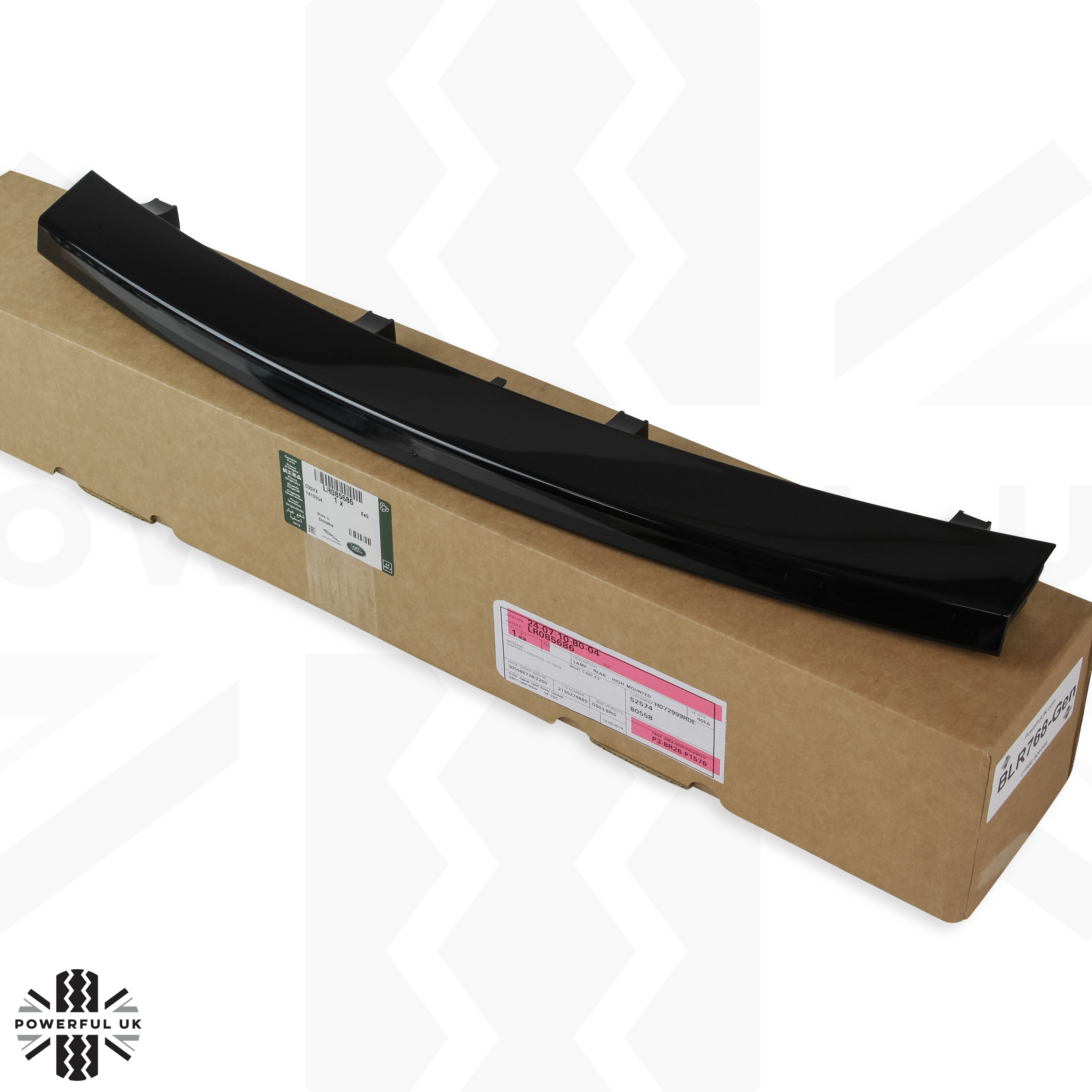 Range Rover Evoque rear roof spoiler LED brake light 2016 facelift type Genuine eBay