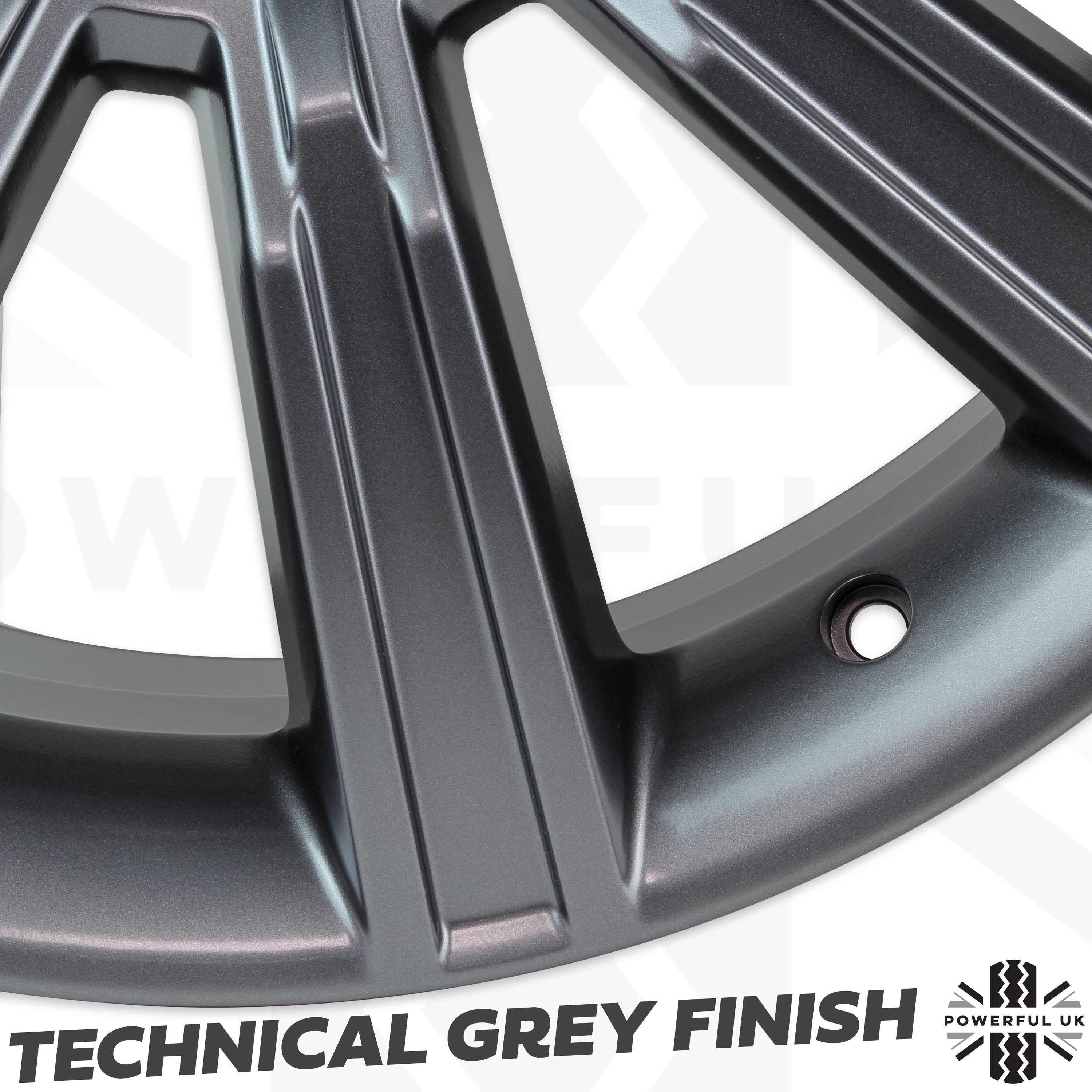Genuine alloy wheel in Technical Grey for Range Rover Evoque 9 Spoke 20