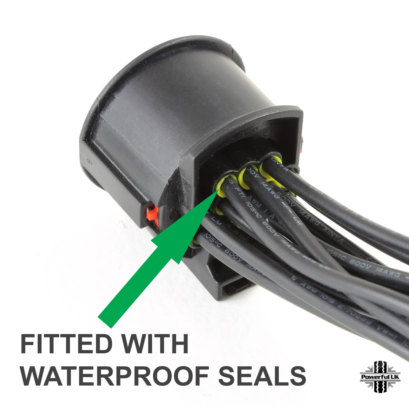 Pair of Late Range Rover L322 headlight connectors headlamp upgrade